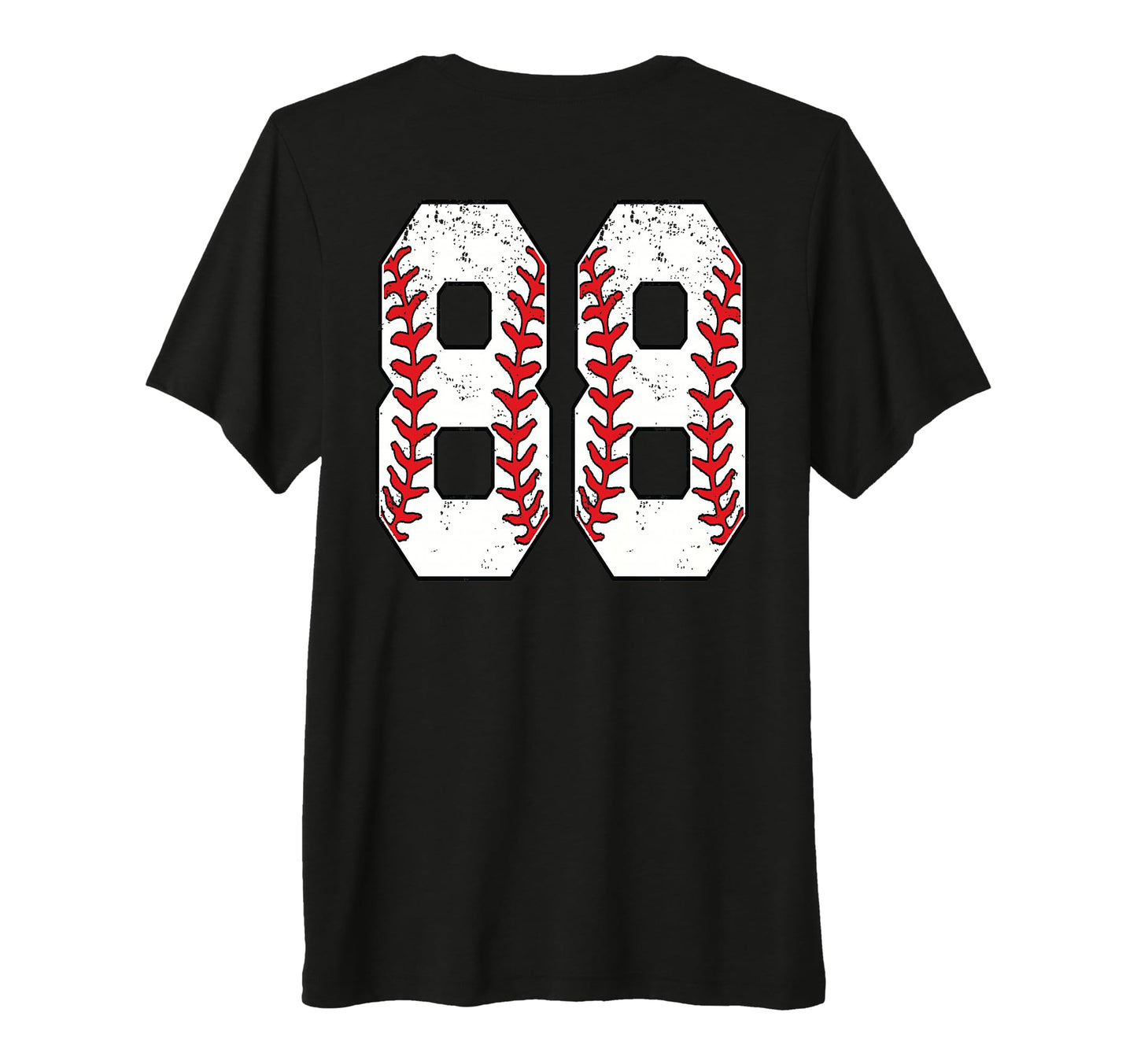 Number 88 Baseball Jersey Number 88 Back T-Shirt - Trendy Graphic Unisex - T-Shirt, Sweatshirt, Hoodie