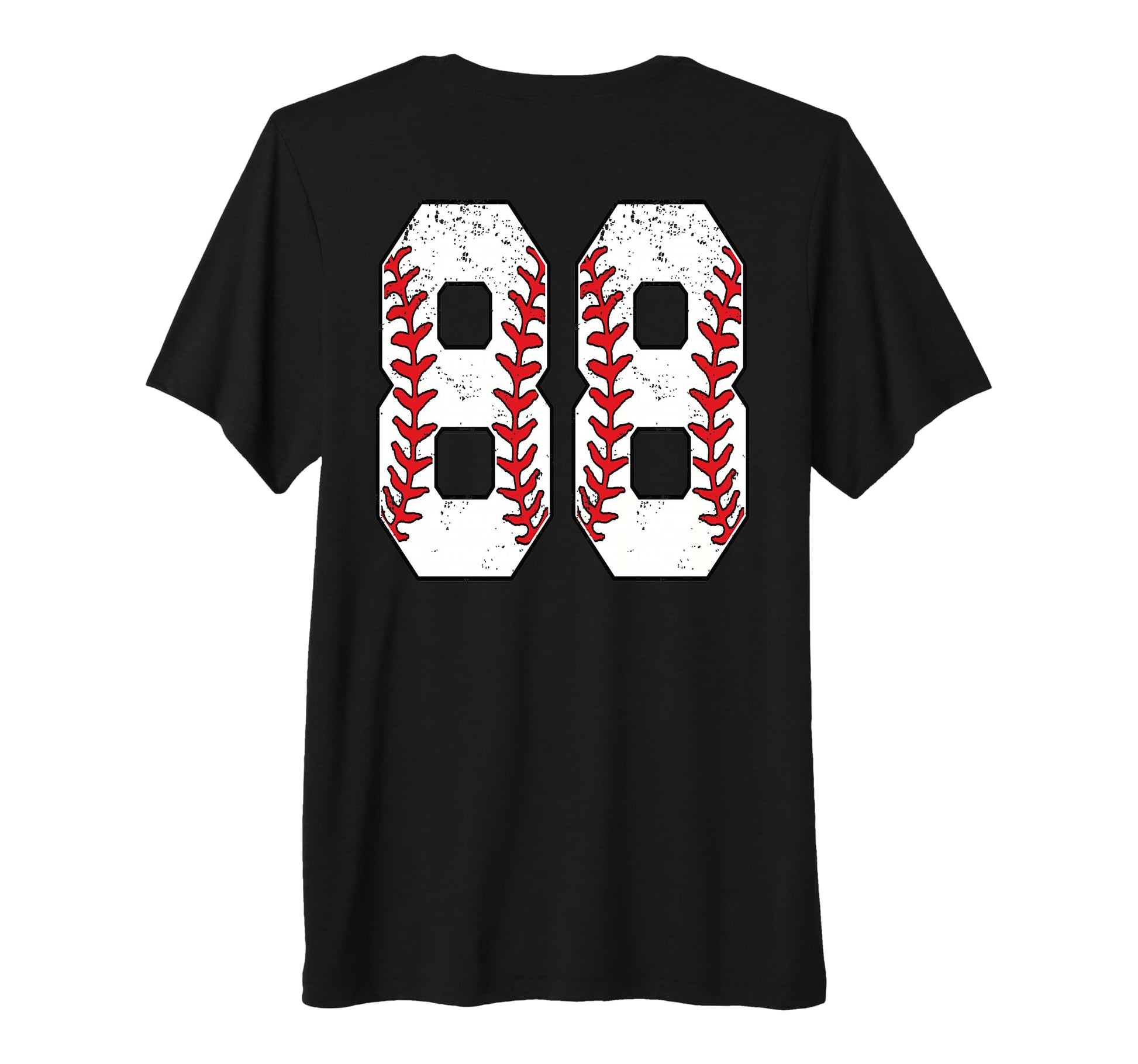 Number 88 Baseball Jersey Number 88 Back T-Shirt - Trendy Graphic Unisex - T-Shirt, Sweatshirt, Hoodie