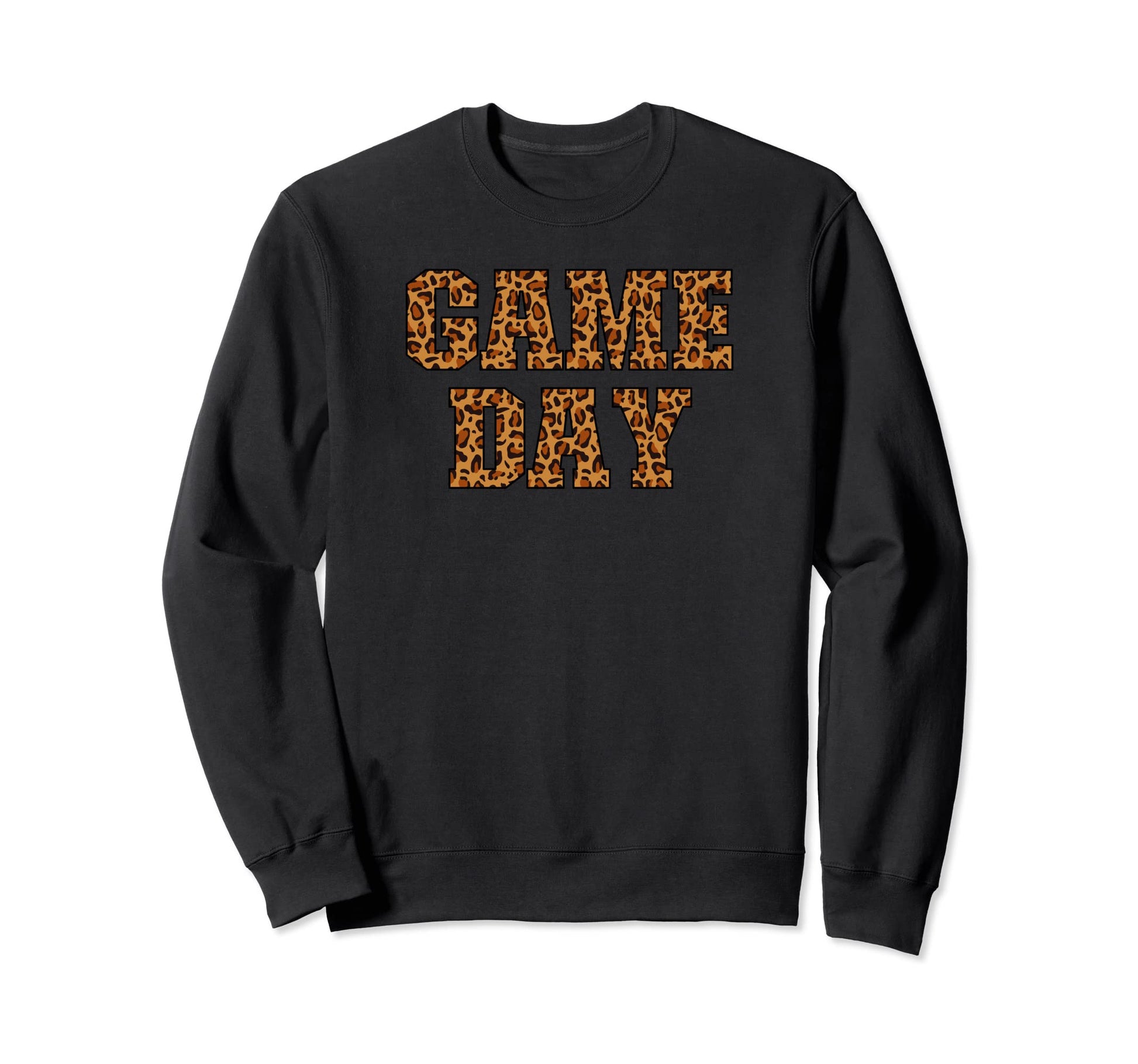 Football Leopard Game Day Sweatshirt - Aesthetic Graphic Men Women - T-Shirt, Sweatshirt, Hoodie