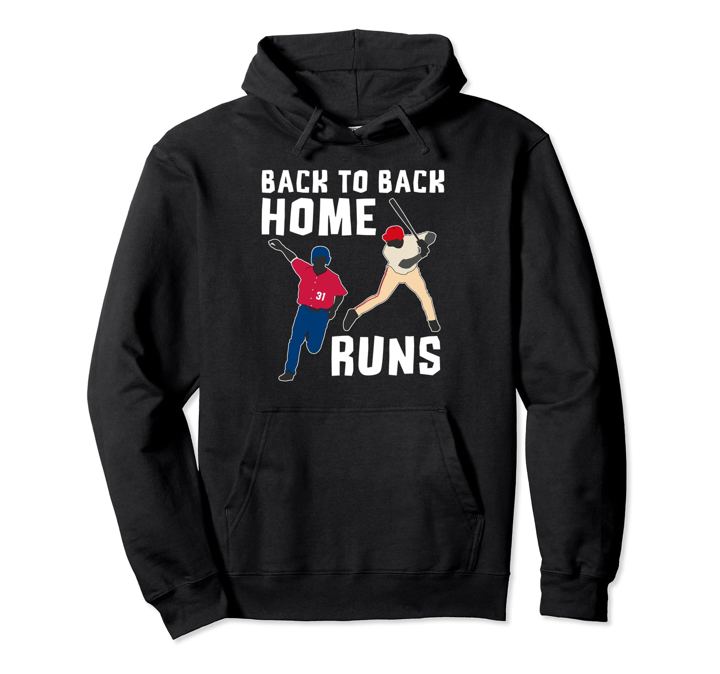 Back To Back Home Runs Twins Hoodie - Unique Graphic Unisex - T-Shirt, Sweatshirt, Hoodie
