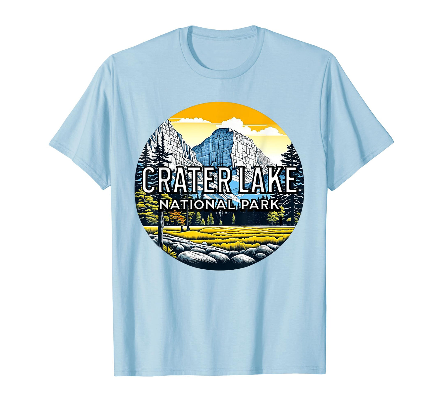 Crater Lake National Park Oregon Usa Hoodie - Aesthetic Graphic for Adults - T-Shirt, Sweatshirt, Hoodie