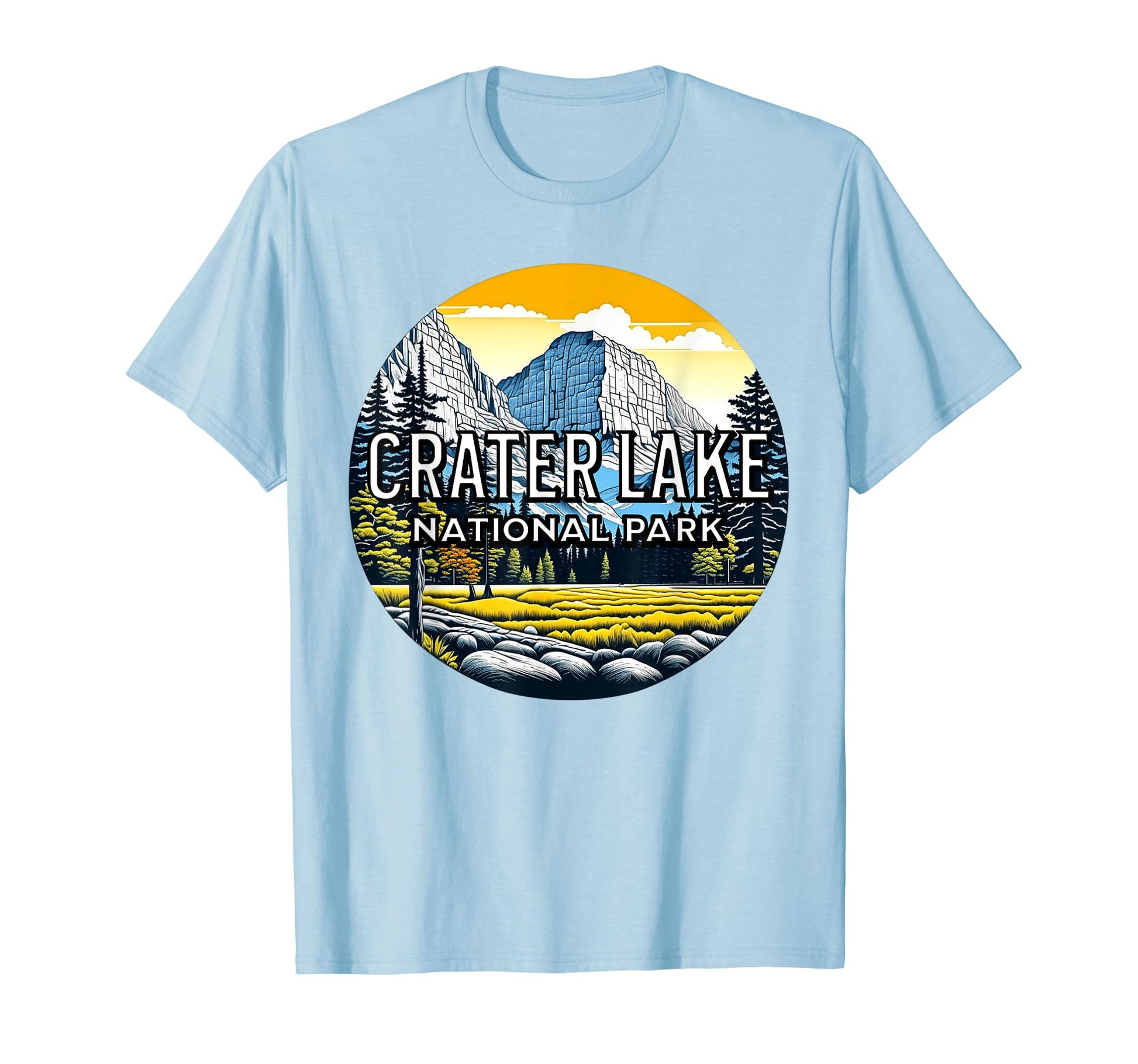 Crater Lake National Park Oregon Usa Hoodie - Aesthetic Graphic for Adults - T-Shirt, Sweatshirt, Hoodie