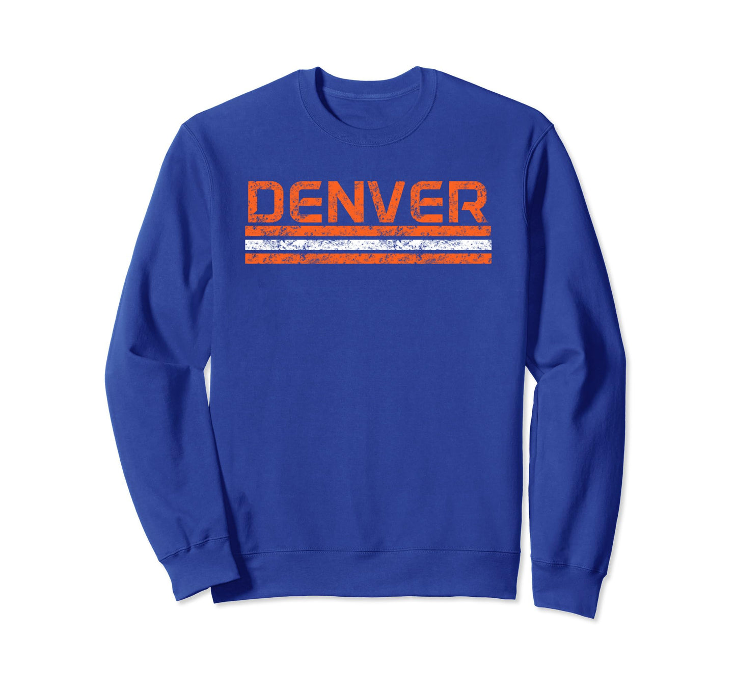 Denver Colorado Weathered Sweatshirt - Casual Everyday Wear for Adults - T-Shirt, Sweatshirt, Hoodie