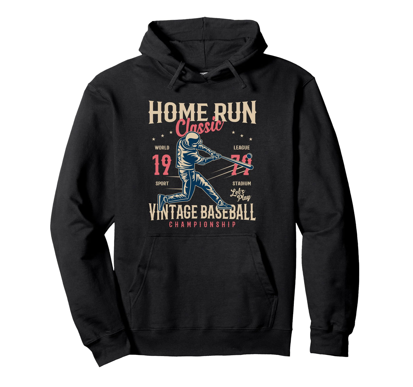 Baseball Hoodie - Novelty Apparel Unisex - T-Shirt, Sweatshirt, Hoodie