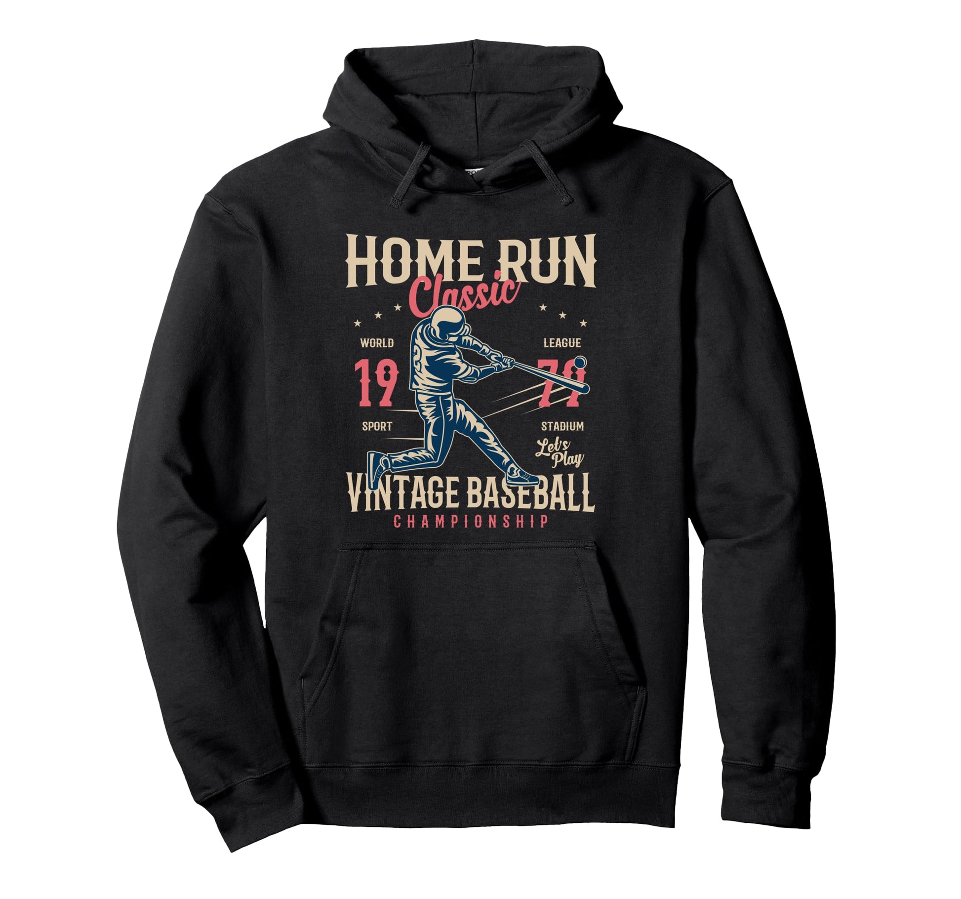 Baseball Hoodie - Novelty Apparel Unisex - T-Shirt, Sweatshirt, Hoodie