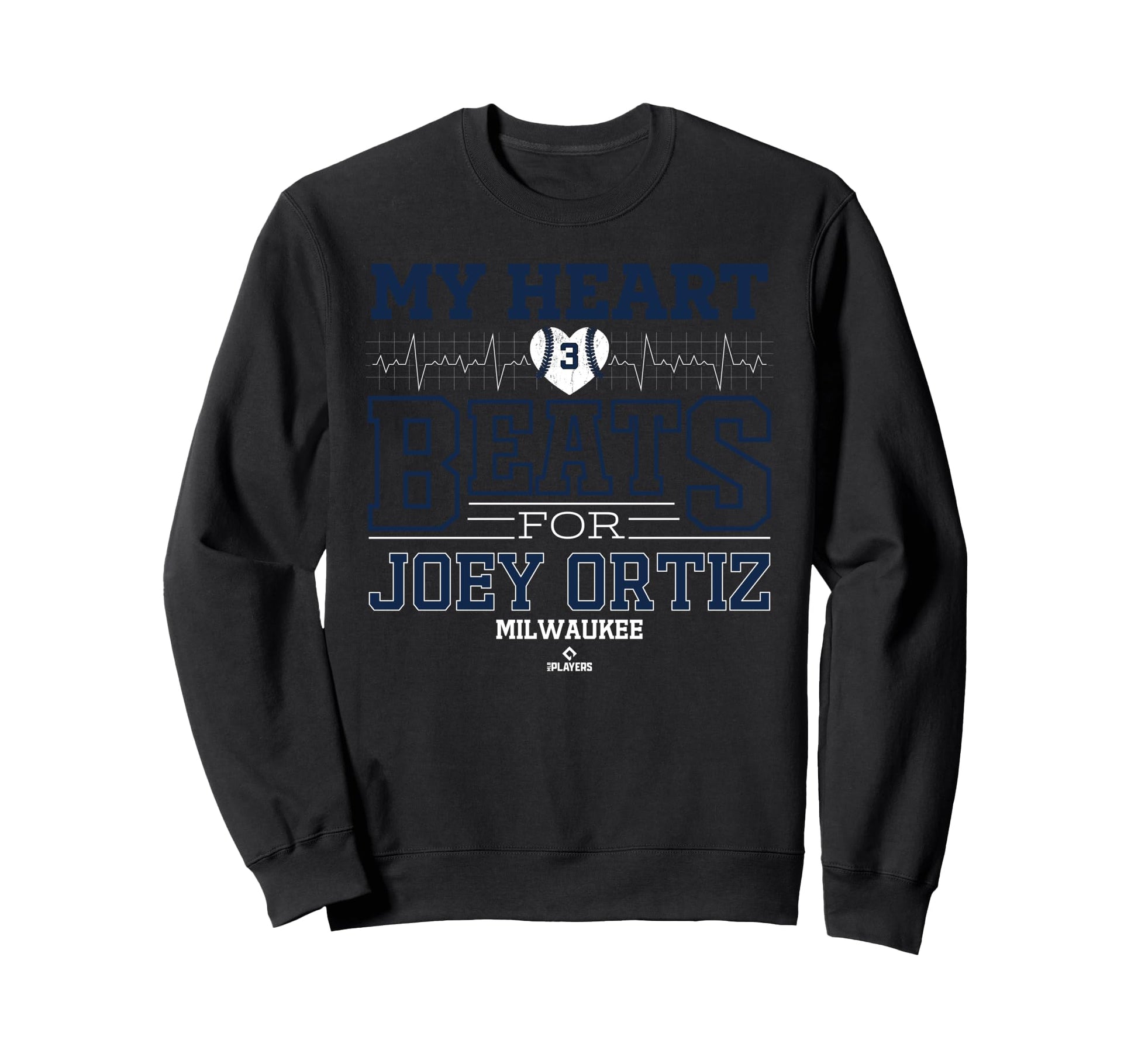 My Heart Beats Joey Ortiz Milwaukee Sweatshirt - Novelty Apparel Unisex - T-Shirt, Sweatshirt, Hoodie