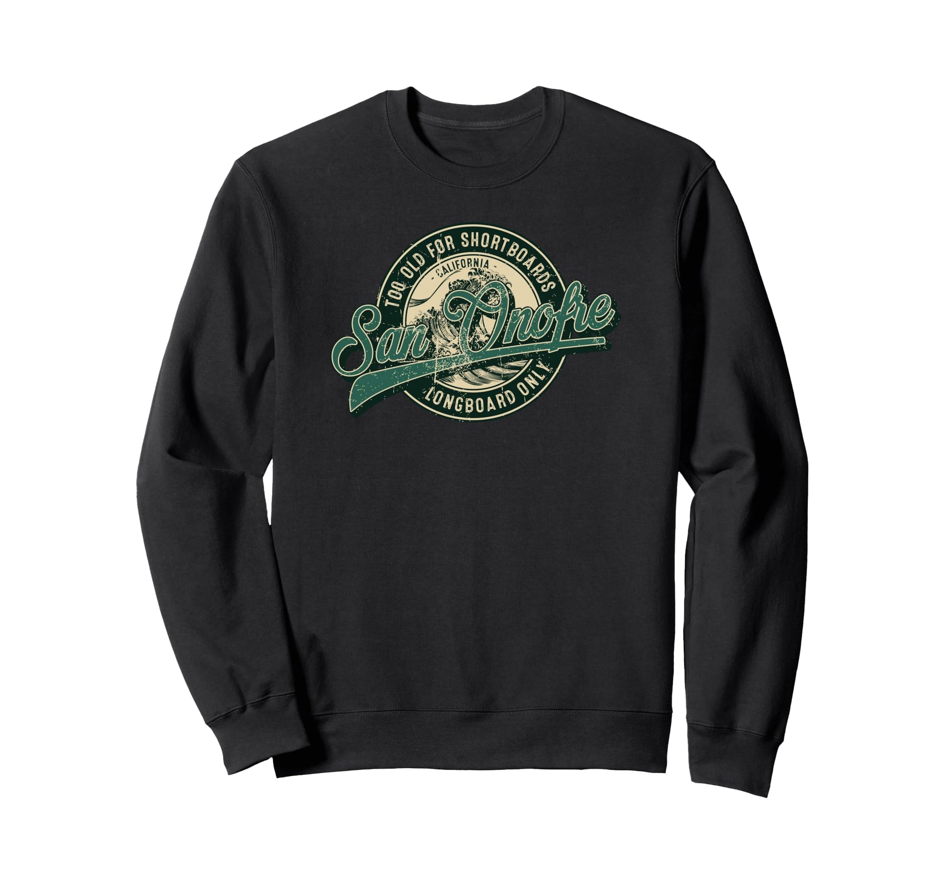 San Onofre Longboard Only Sweatshirt - Casual Everyday Wear for Adults - T-Shirt, Sweatshirt, Hoodie