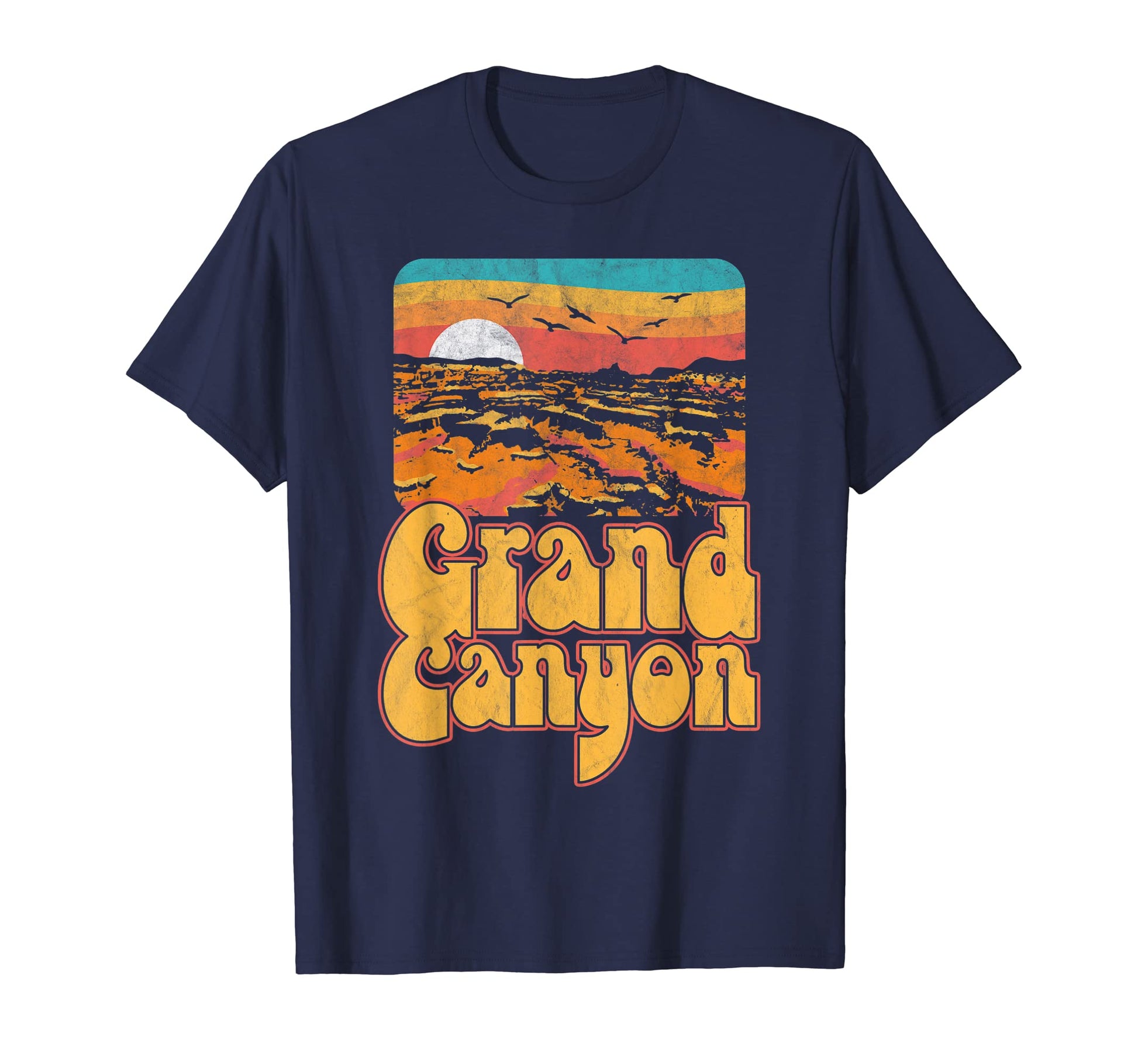 80S Grand Canyon National Park Souvenir T-Shirt - Trendy Graphic for Adults - T-Shirt, Sweatshirt, Hoodie