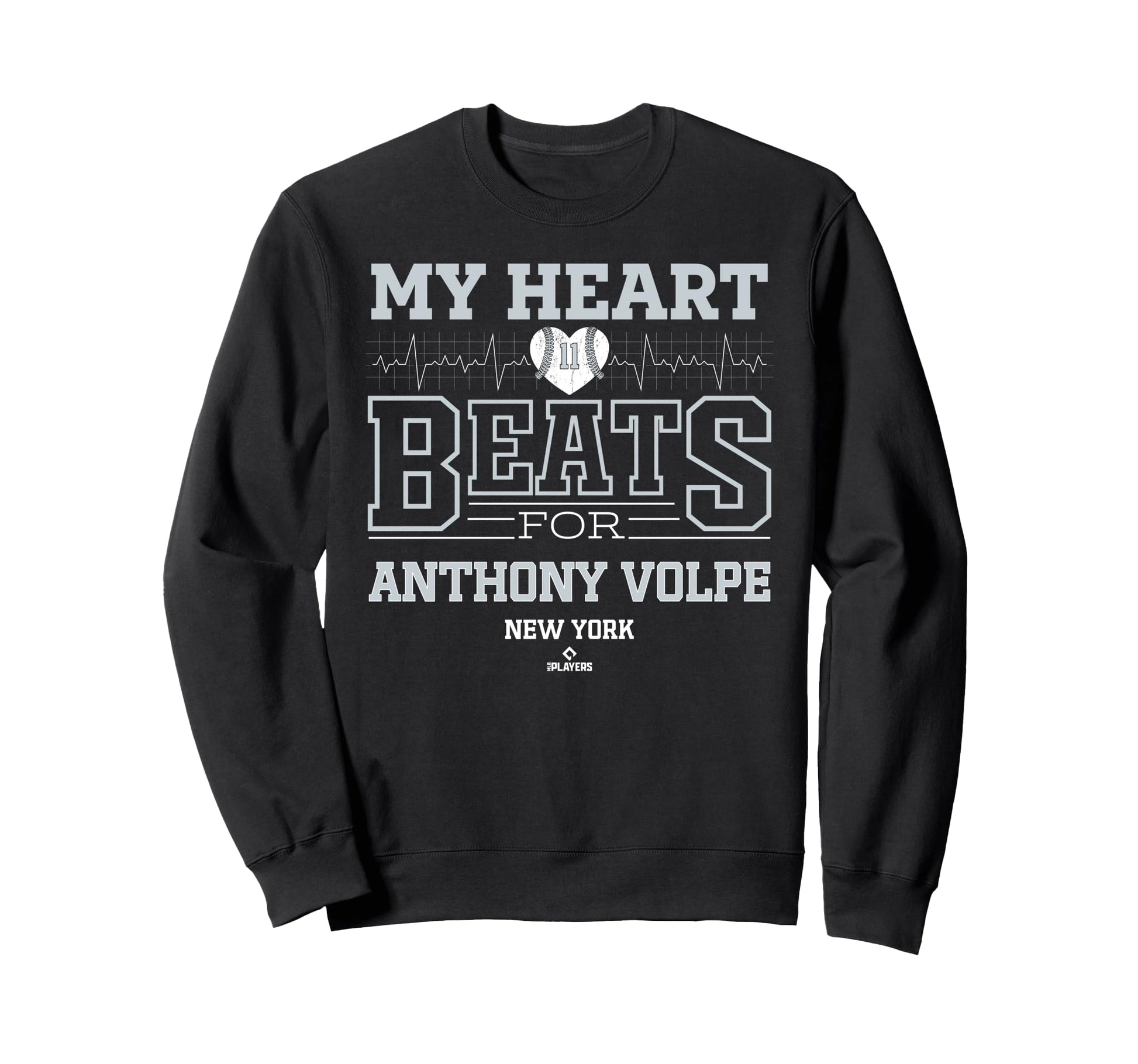 My Heart Beats Anthony Volpe New Sweatshirt - Fun Novelty Design Men Women - T-Shirt, Sweatshirt, Hoodie