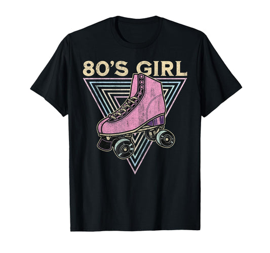 80S Roller Skating Roller Skate T-Shirt - Minimalist Print for Adults - T-Shirt, Sweatshirt, Hoodie