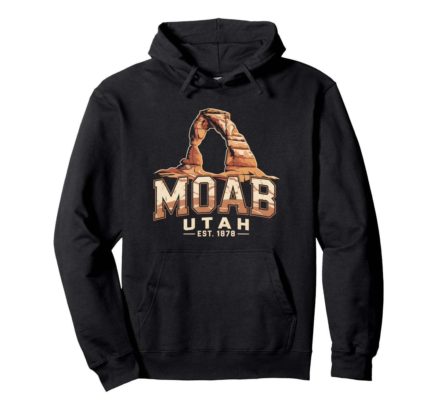 Moab Utah Arches Est 1878 National Hoodie - Aesthetic Graphic for Adults - T-Shirt, Sweatshirt, Hoodie