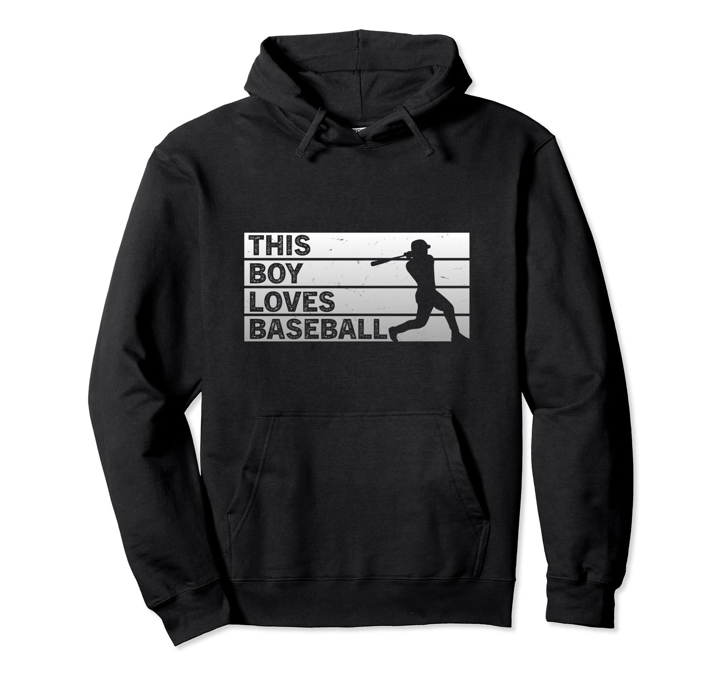 Loves Baseball Funny Sport Hoodie - Streetwear Style for Adults - T-Shirt, Sweatshirt, Hoodie