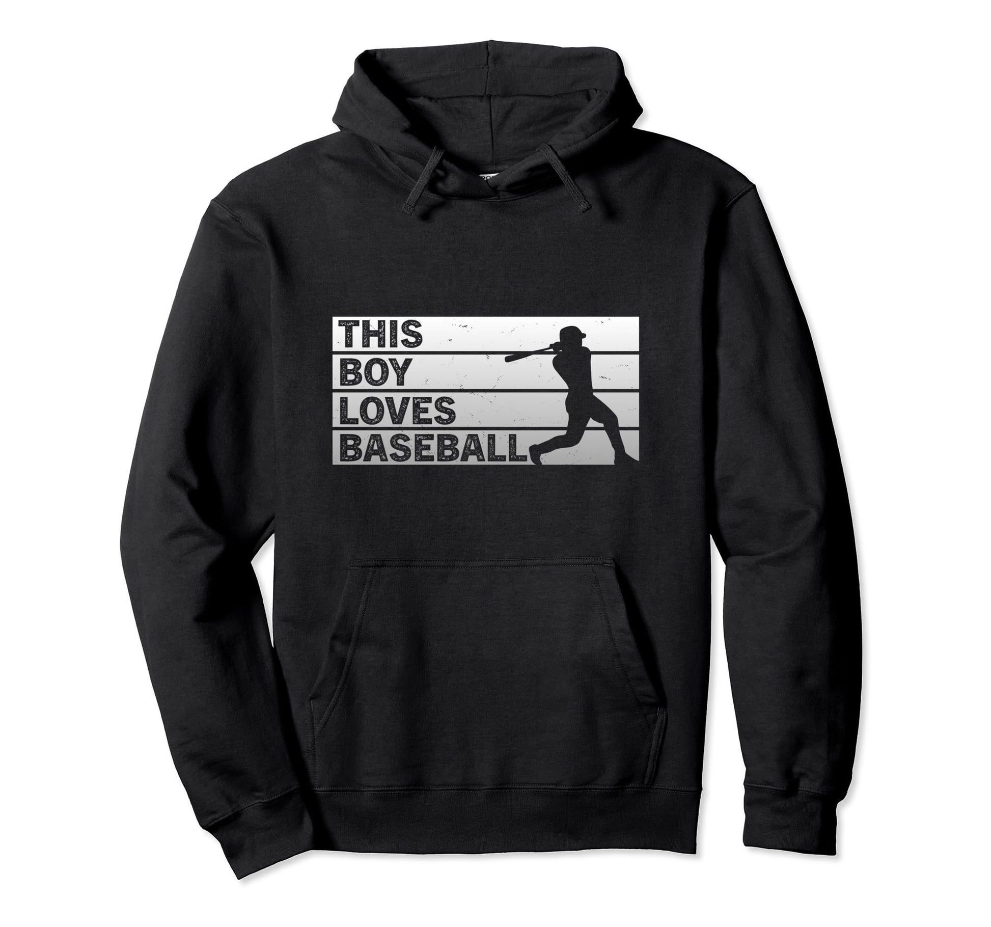 Loves Baseball Funny Sport Hoodie - Streetwear Style for Adults - T-Shirt, Sweatshirt, Hoodie