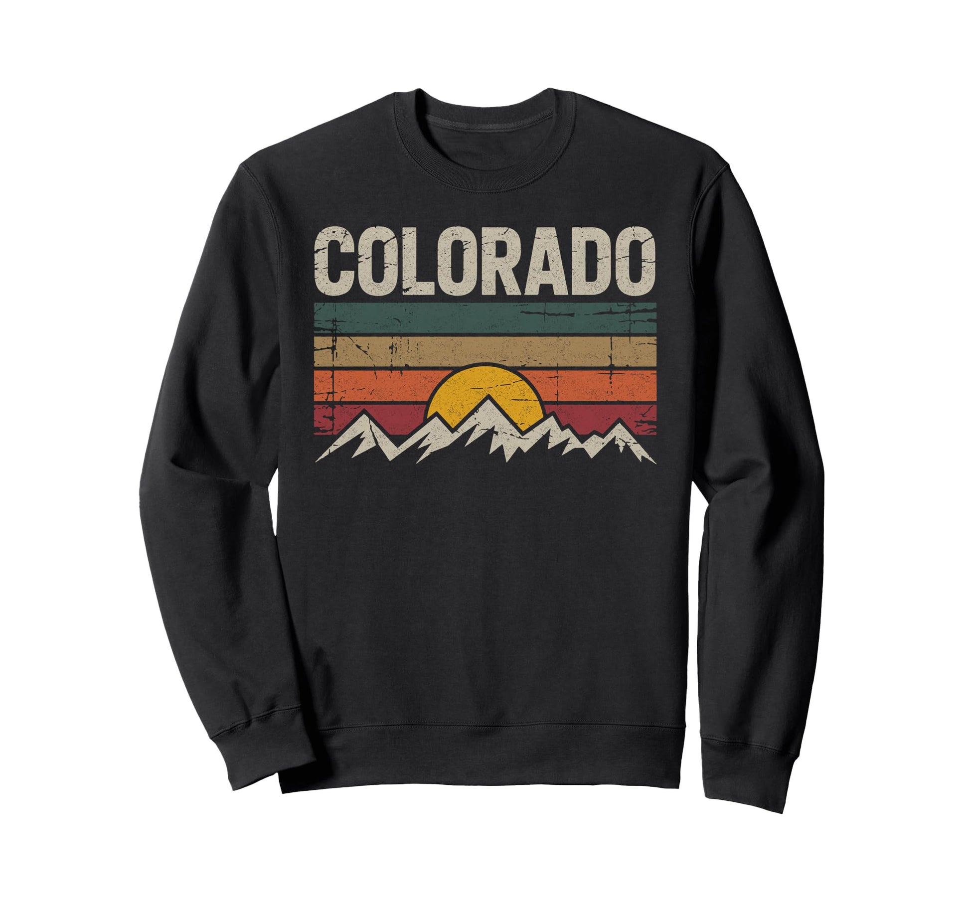 Colorado Mountains Nature Hiking Sweatshirt - Trendy Graphic Men Women - T-Shirt, Sweatshirt, Hoodie