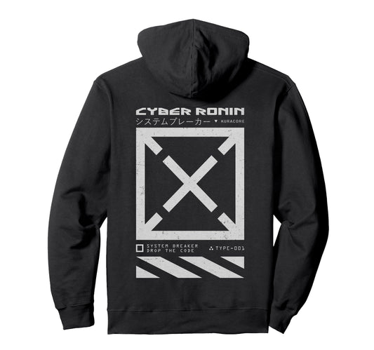 Back Japanese Streetwear Y2K Techwear Hoodie - Novelty Apparel Unisex - T-Shirt, Sweatshirt, Hoodie