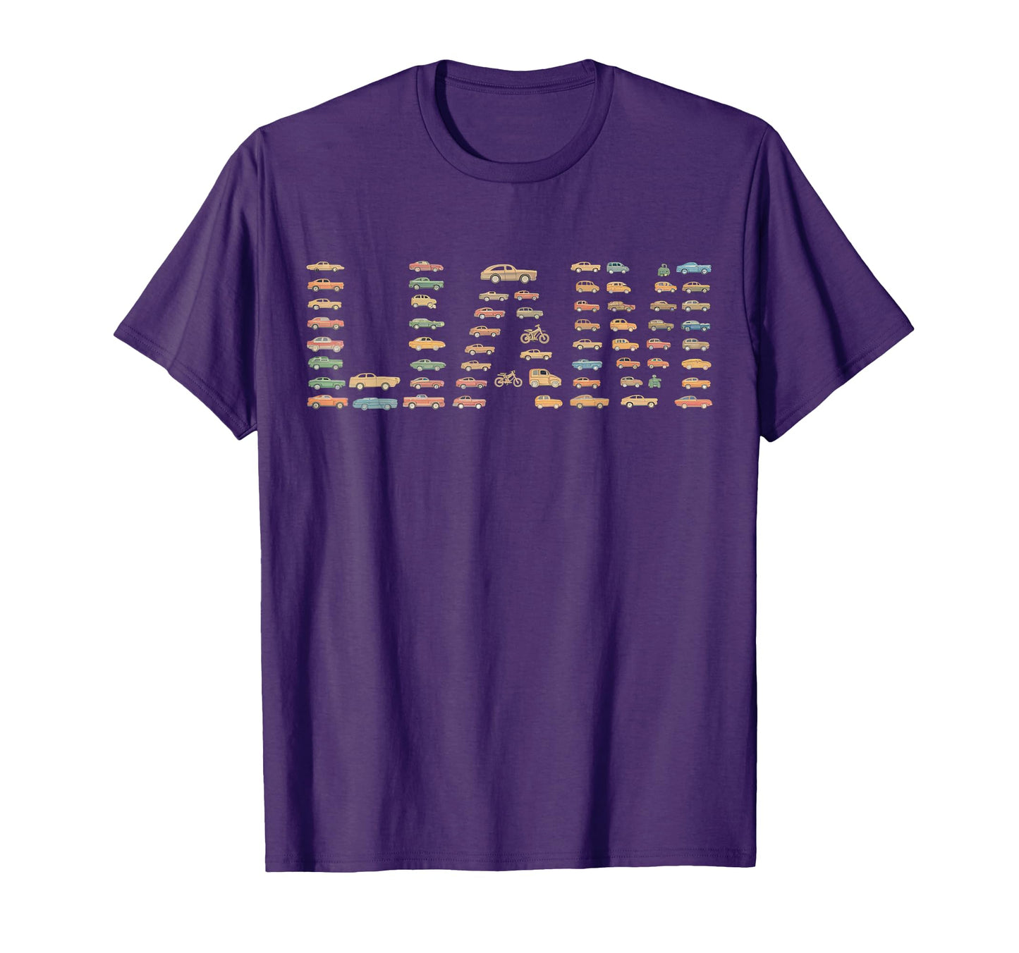 Liam Custom Name Personalized Cars T-Shirt - Unique Graphic Men Women - T-Shirt, Sweatshirt, Hoodie