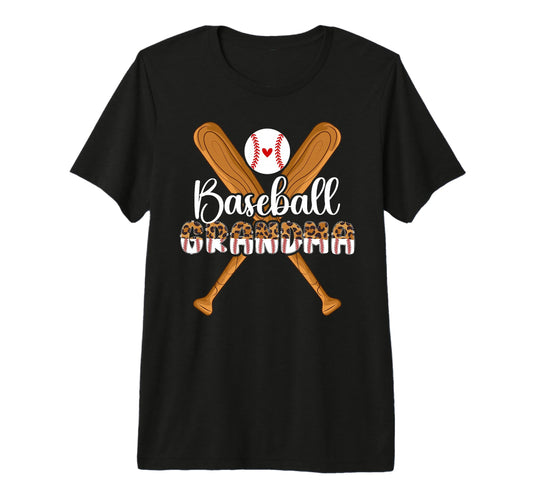 Baseball Grandma Baseball Player T-Shirt - Unique Graphic Unisex - T-Shirt, Sweatshirt, Hoodie