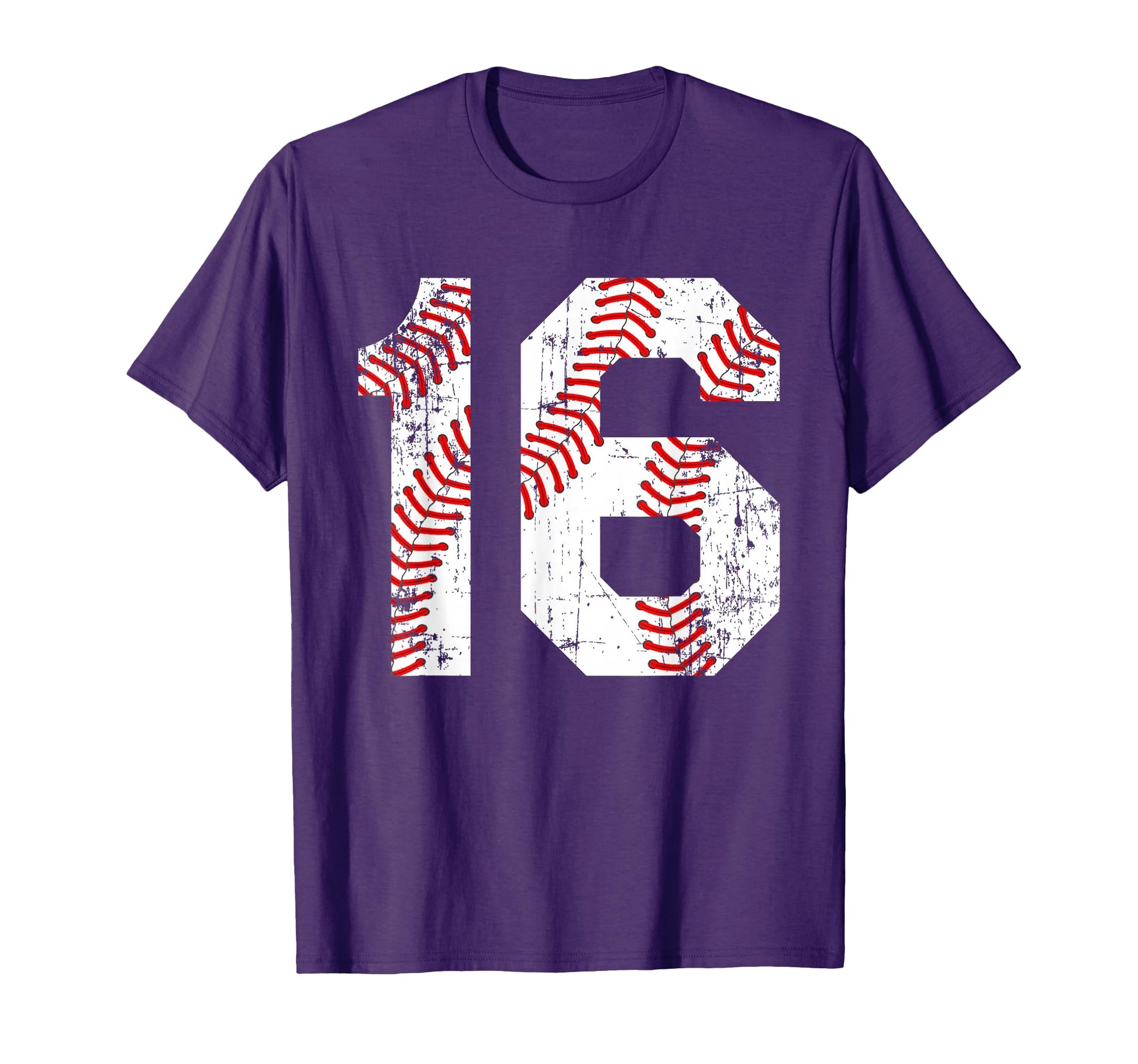 Baseball 16 Jersey Number T-Shirt - Aesthetic Graphic Men Women - T-Shirt, Sweatshirt, Hoodie