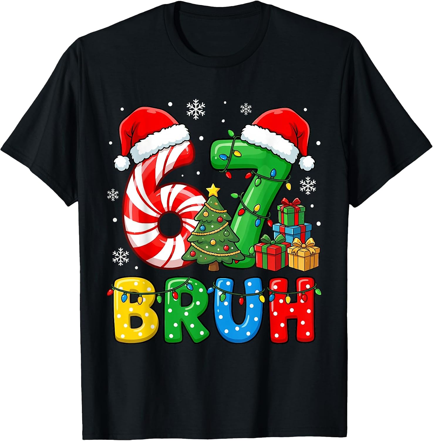 67 Meme Kids Boys Gamer Christmas Merch - Adult & Kids T-Shirts, Sweatshirts & Hoodies apparel design preview 1