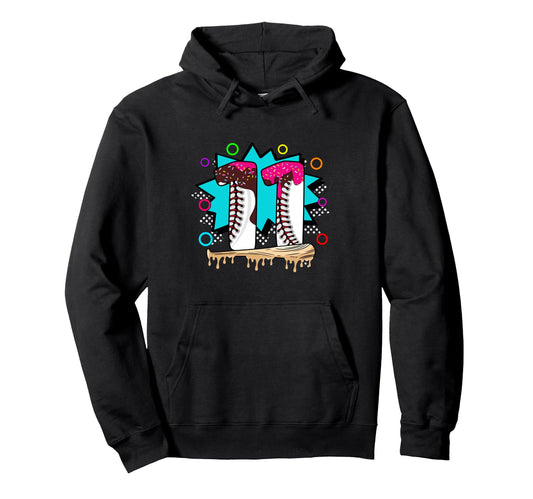 11Th Birthday Baseball Hoodie - Graphic Print for Adults - T-Shirt, Sweatshirt, Hoodie