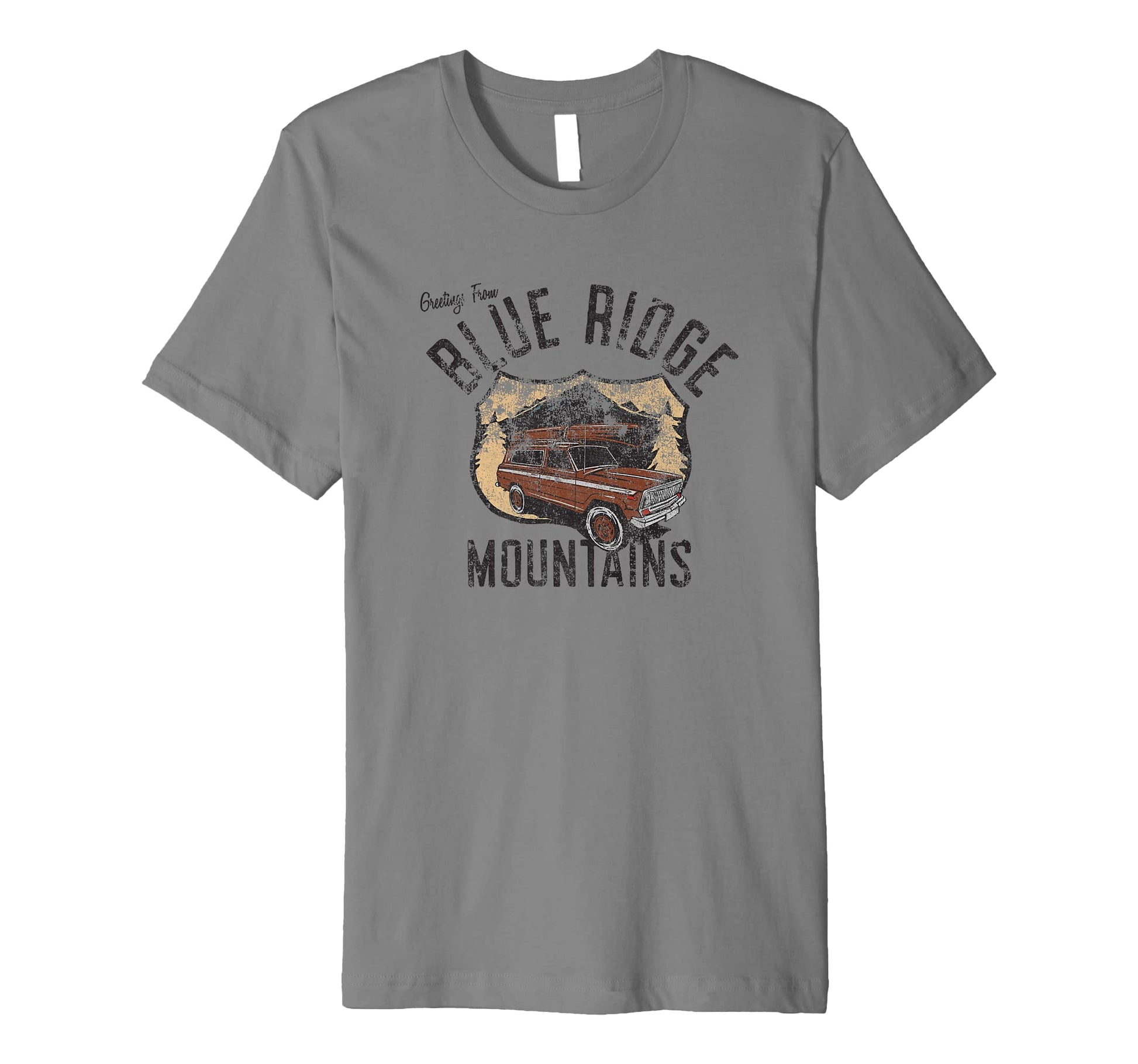 Blue Ridge Mountains National Park T-Shirt - Fun Novelty Design for Adults - T-Shirt, Sweatshirt, Hoodie