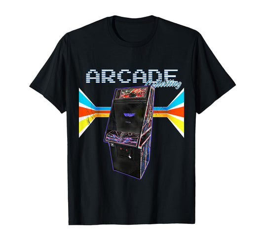 Arcade Cabinet Machine 1970 1980 1990 T-Shirt - Custom Art Print Men Women - T-Shirt, Sweatshirt, Hoodie