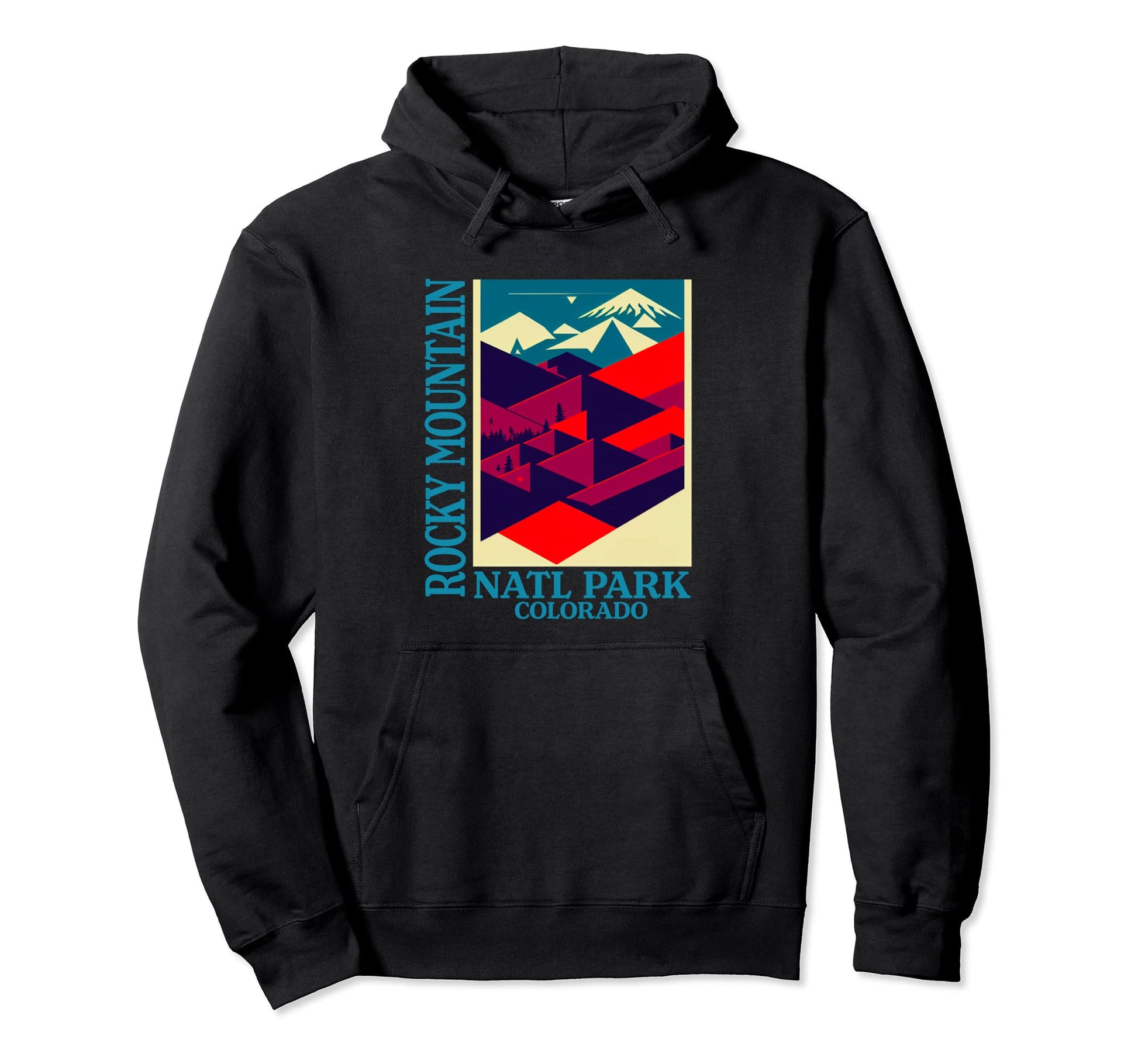Colorado Rocky Mountain National Park Hoodie - Casual Everyday Wear Unisex - T-Shirt, Sweatshirt, Hoodie