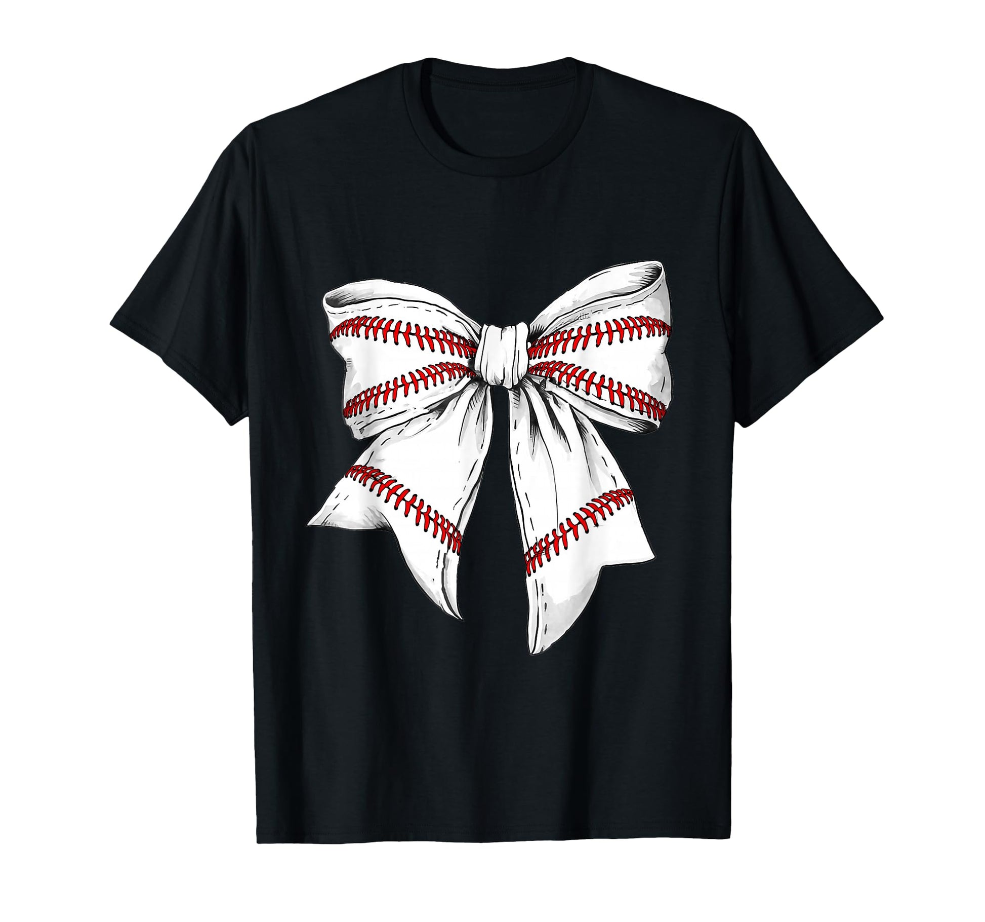 Baseball Mom Coquette Bow Gameday T-Shirt - Casual Everyday Wear for Adults - T-Shirt, Sweatshirt, Hoodie