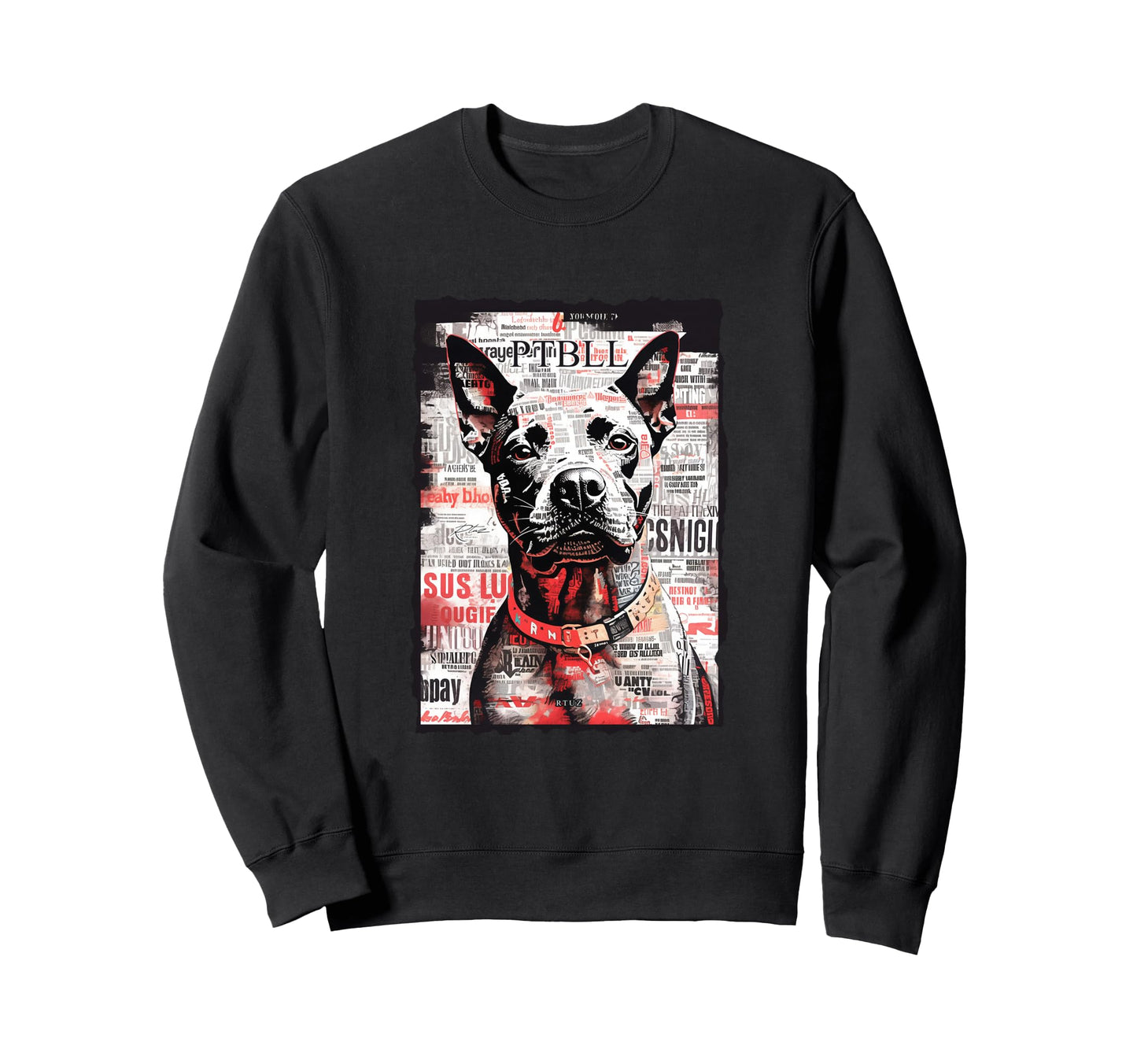 Y2K Streetwear Dog Pit Bull Sweatshirt - Unique Graphic Men Women - T-Shirt, Sweatshirt, Hoodie