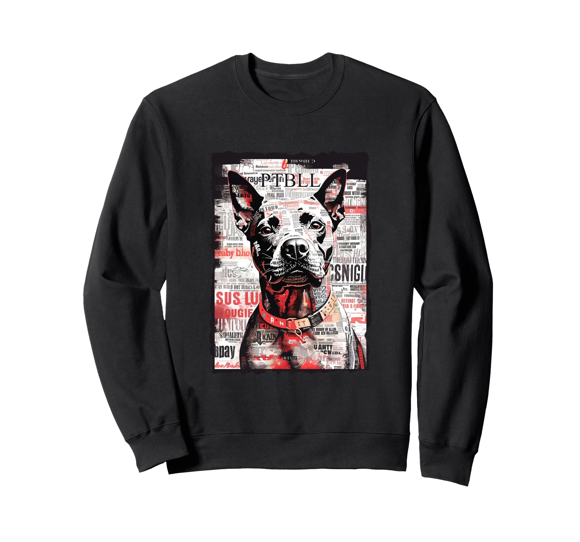 Y2K Streetwear Dog Pit Bull Sweatshirt - Unique Graphic Men Women - T-Shirt, Sweatshirt, Hoodie
