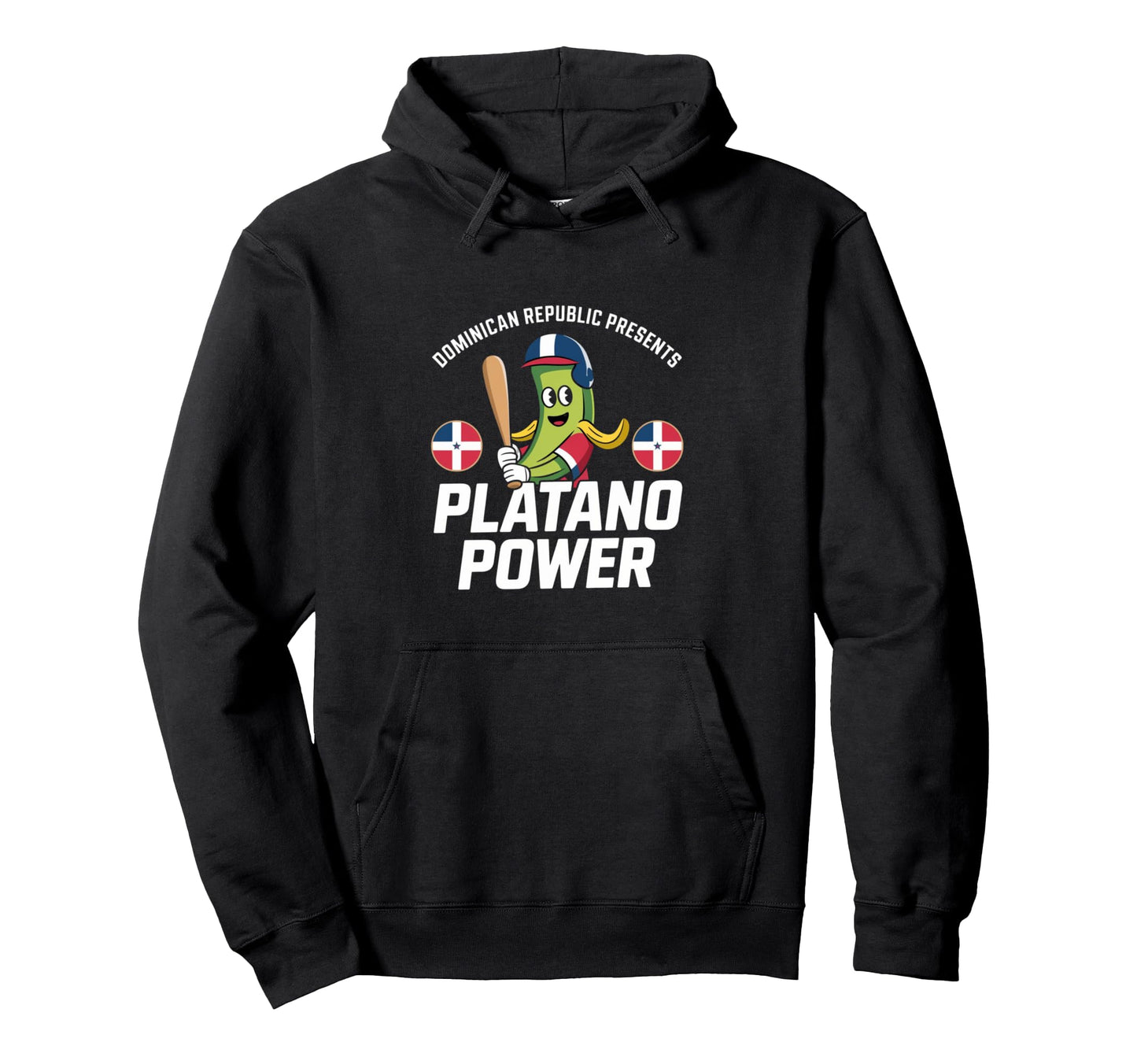 Dominican Republic Platano Power Hoodie - Custom Art Print Men Women - T-Shirt, Sweatshirt, Hoodie