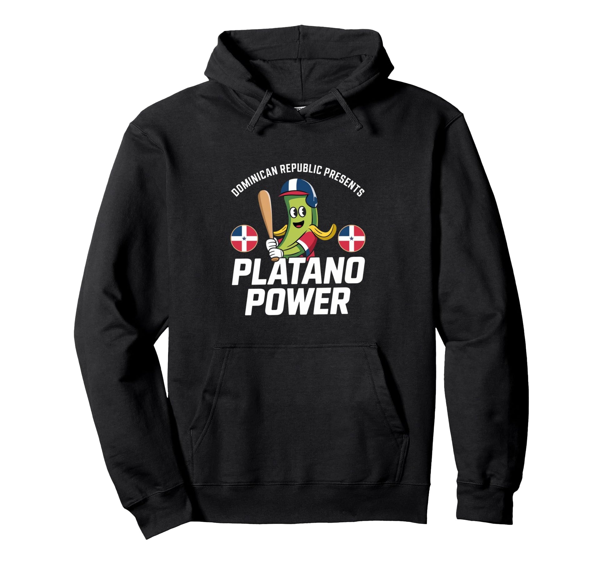 Dominican Republic Platano Power Hoodie - Custom Art Print Men Women - T-Shirt, Sweatshirt, Hoodie