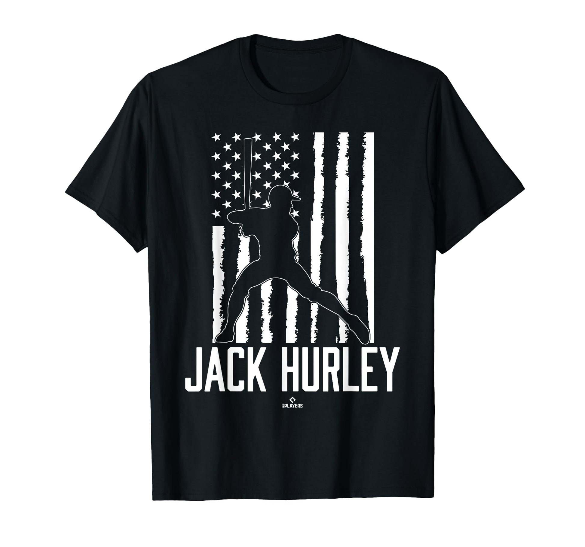 Distressed Flag Swing Jack Hurley T-Shirt - Novelty Apparel for Adults - T-Shirt, Sweatshirt, Hoodie