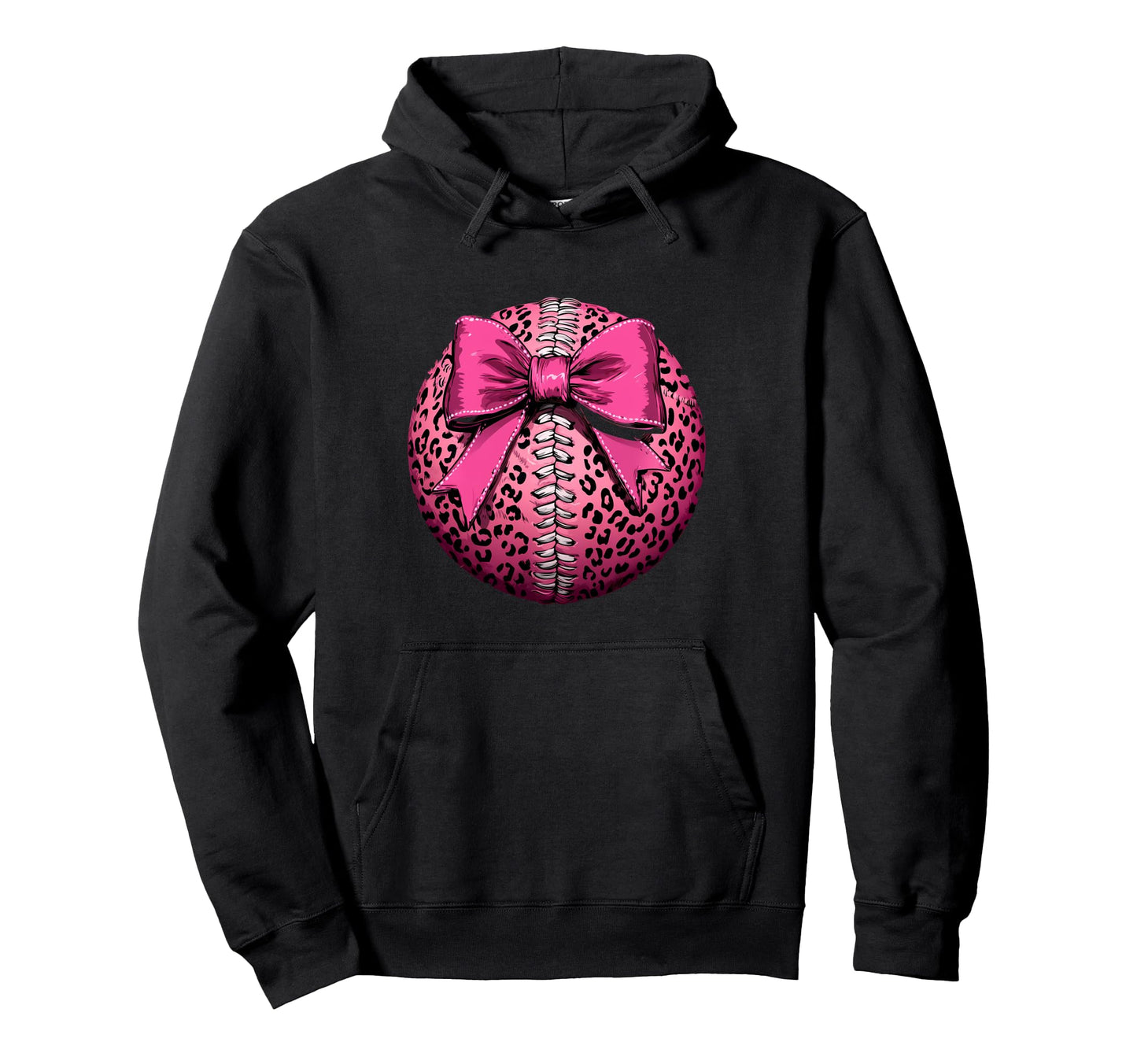 Baseball Coquette Bow Baseball Player Hoodie - Custom Art Print Unisex - T-Shirt, Sweatshirt, Hoodie