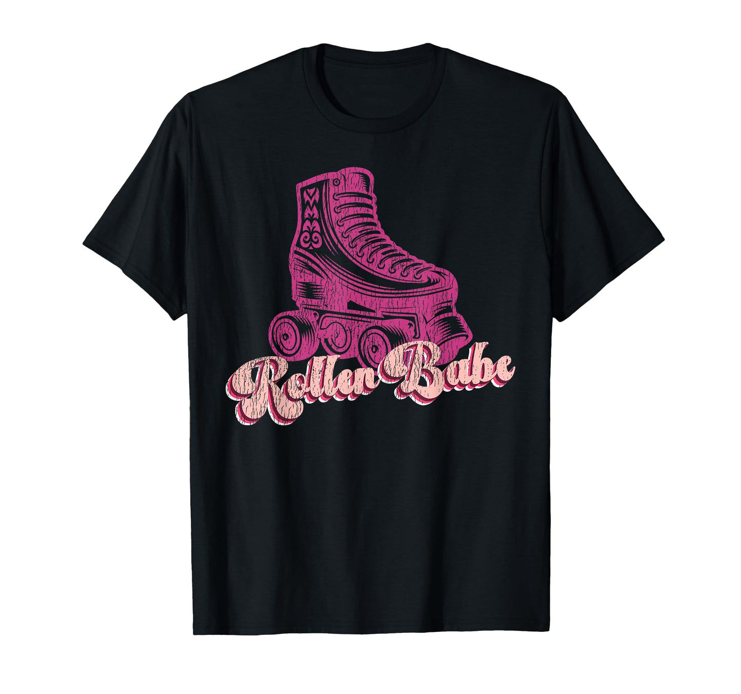 Roller Skating Skate 1970S Roller Babe T-Shirt - Novelty Apparel for Adults - T-Shirt, Sweatshirt, Hoodie