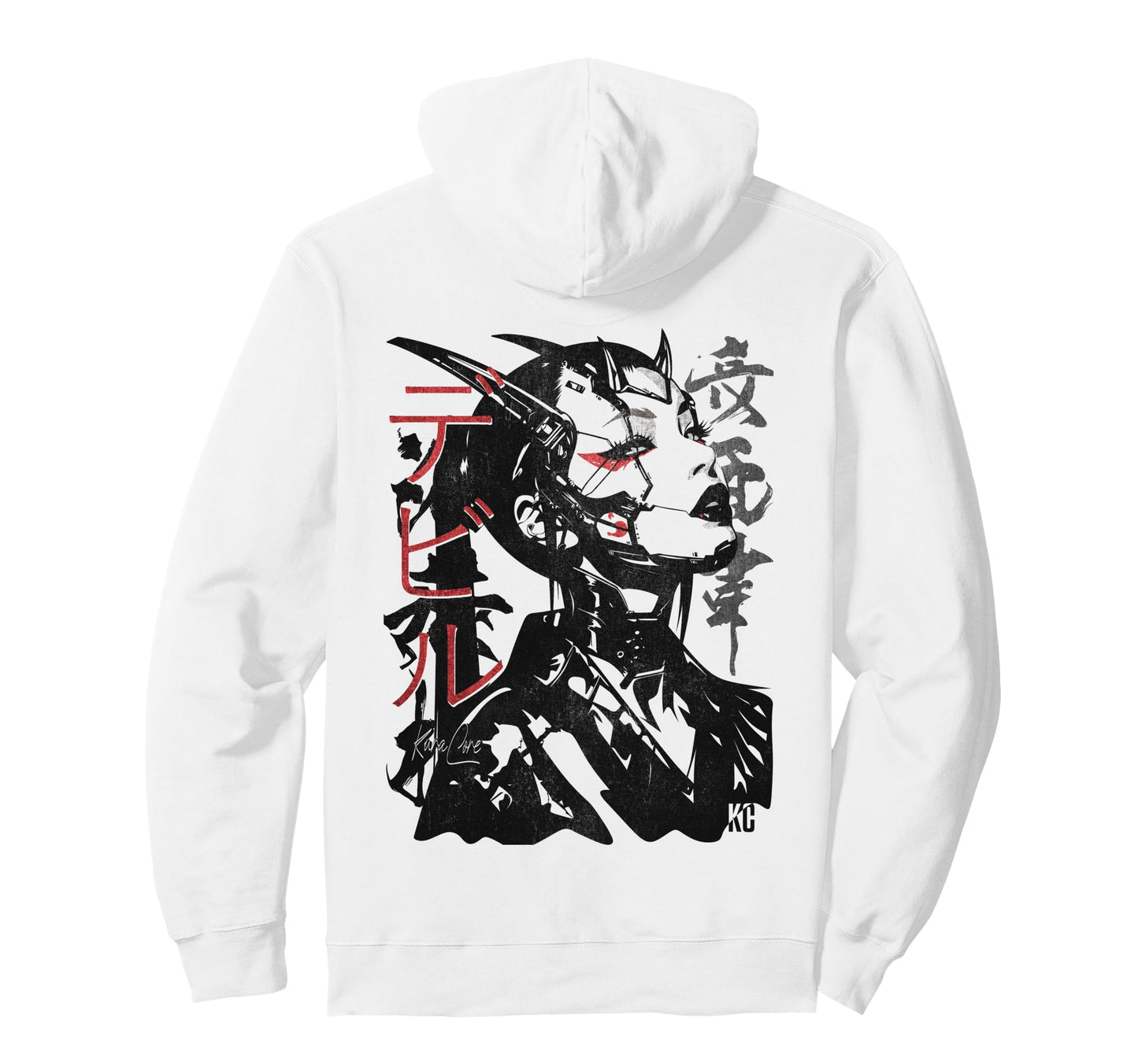Back Japanese Streetwear Y2K Hoodie - Aesthetic Graphic for Adults - T-Shirt, Sweatshirt, Hoodie