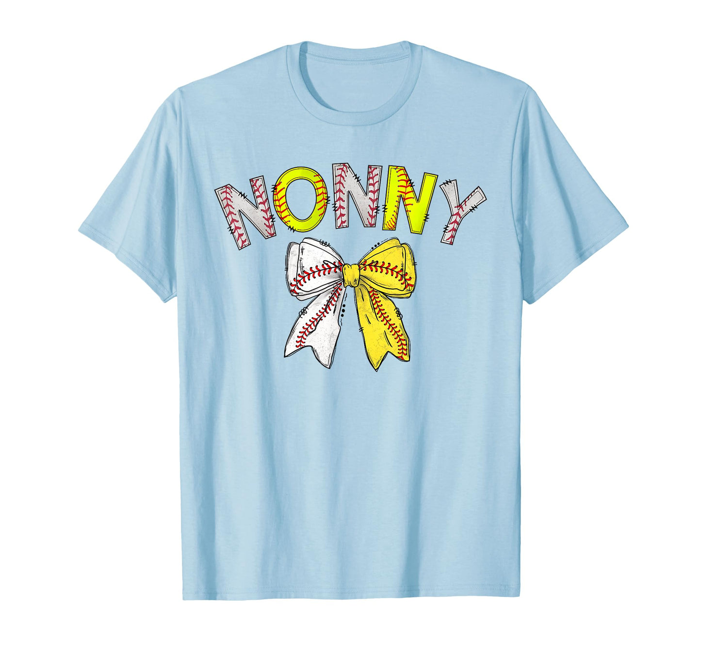 Nonny Both Half Baseball Softball T-Shirt - Novelty Apparel Men Women - T-Shirt, Sweatshirt, Hoodie