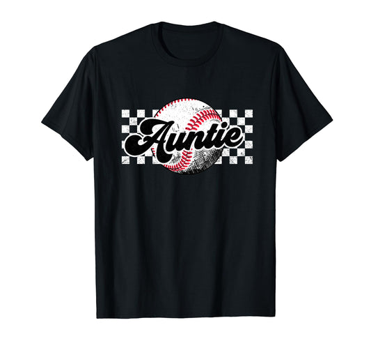 Baseball Auntie T Ball Auntie T-Shirt - Fun Novelty Design Unisex - T-Shirt, Sweatshirt, Hoodie