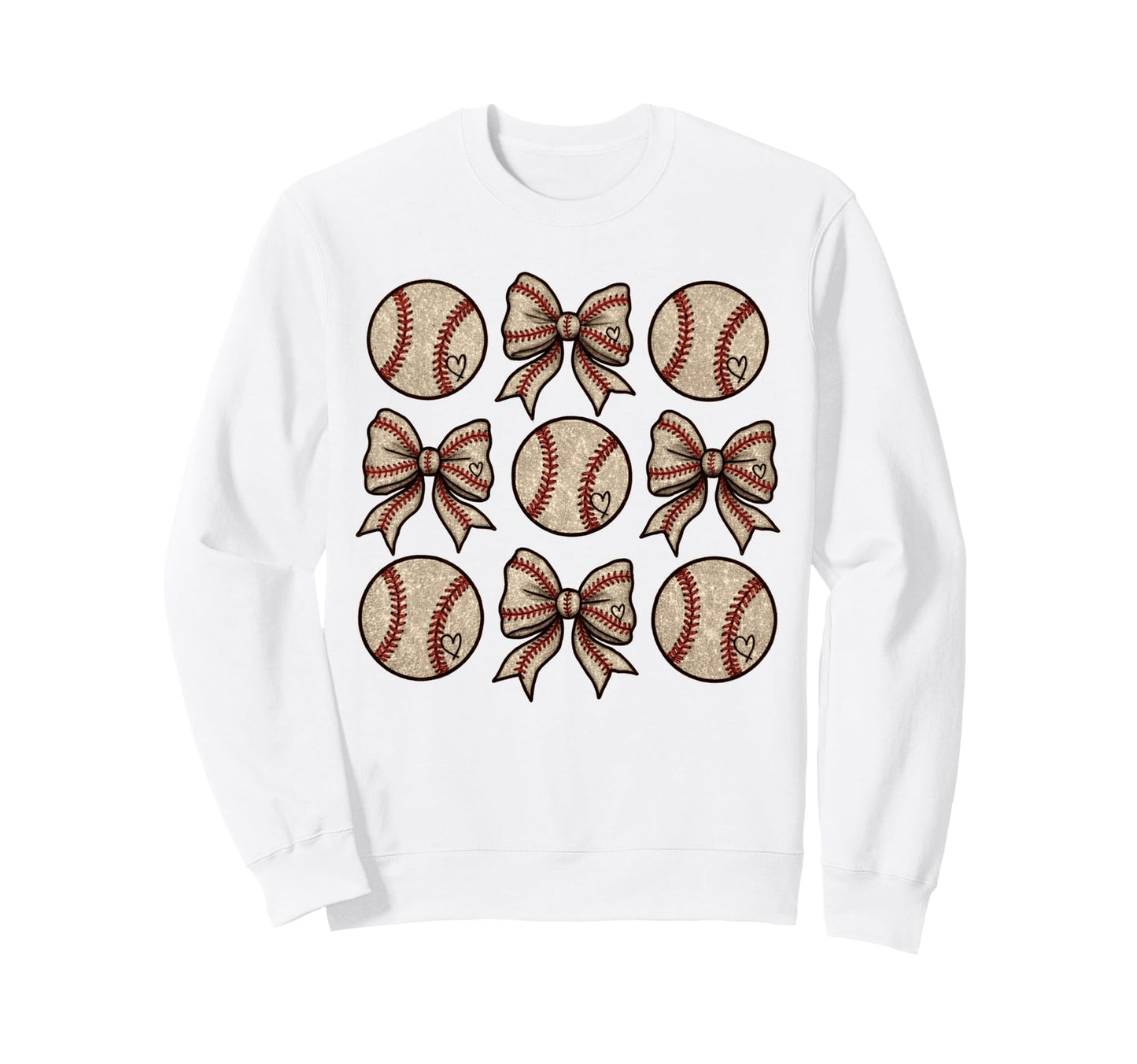 Soccer Bow Game Day Baseball Coquette Sweatshirt - Streetwear Style Unisex - T-Shirt, Sweatshirt, Hoodie