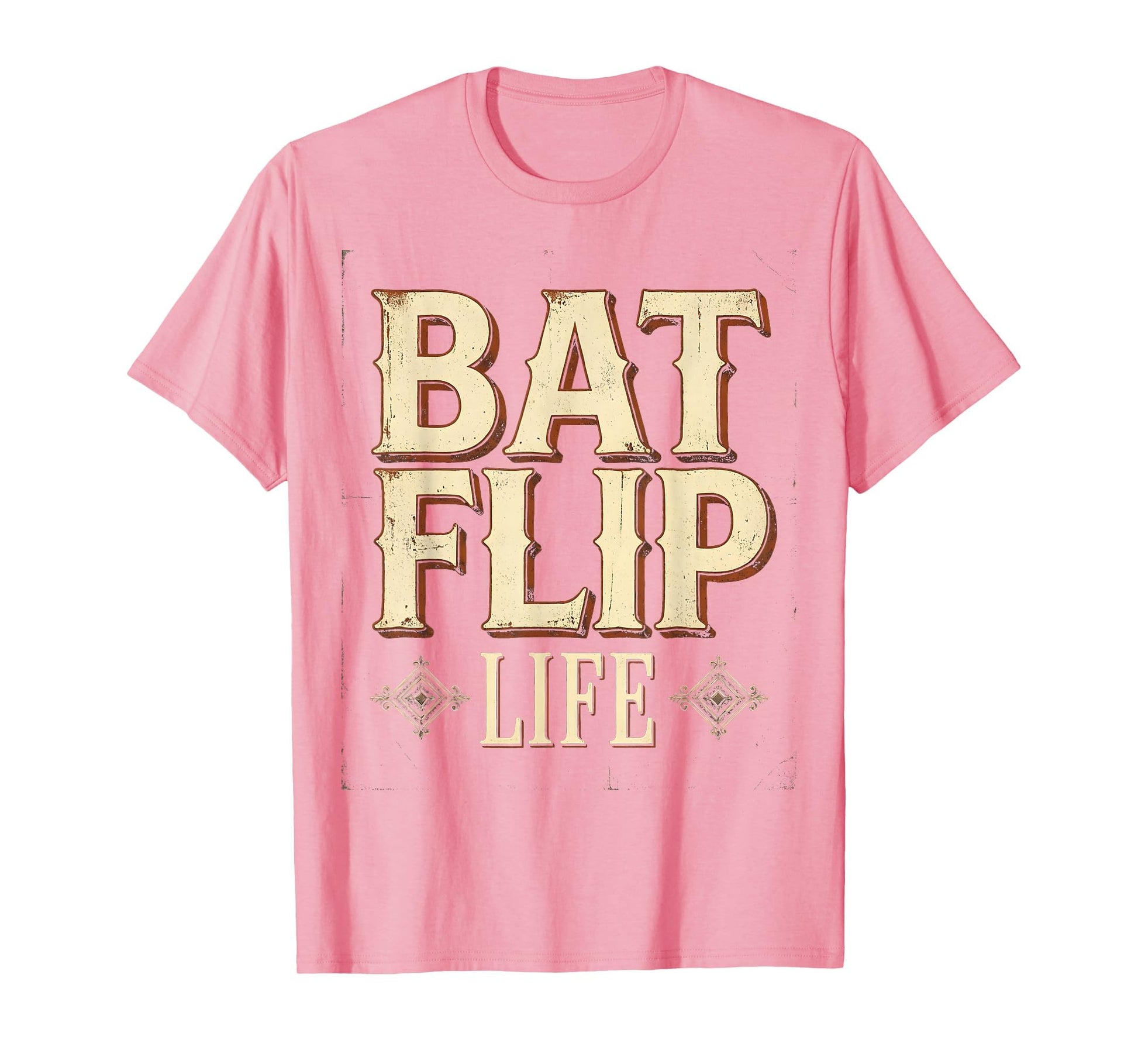 Bat Flip Life Mens Baseball T-Shirt - Custom Art Print Unisex - T-Shirt, Sweatshirt, Hoodie
