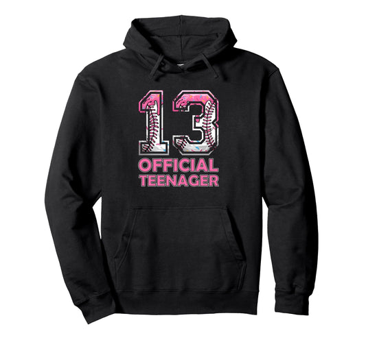 13Th Birthday Baseball Drip Ice Cream 13 Hoodie - Unique Graphic Men Women - T-Shirt, Sweatshirt, Hoodie