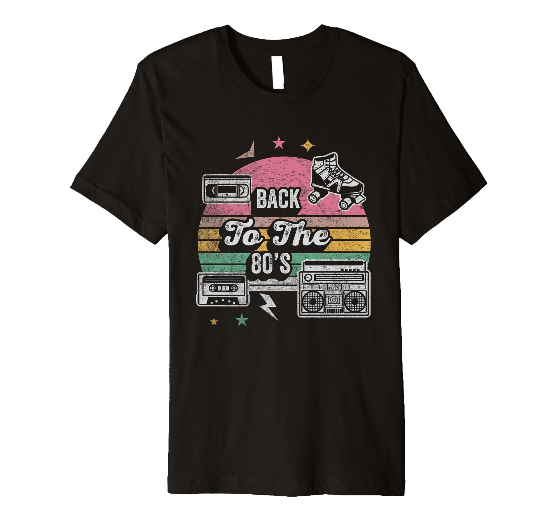 Back To 80S Cassette Boombox Vibes T-Shirt - Trendy Graphic for Adults - T-Shirt, Sweatshirt, Hoodie