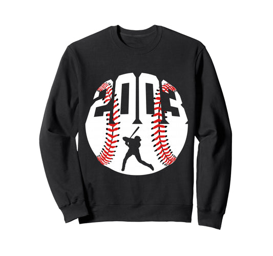 2003 Baseball 23Rd Birthday Sweatshirt - Trendy Graphic for Adults - T-Shirt, Sweatshirt, Hoodie