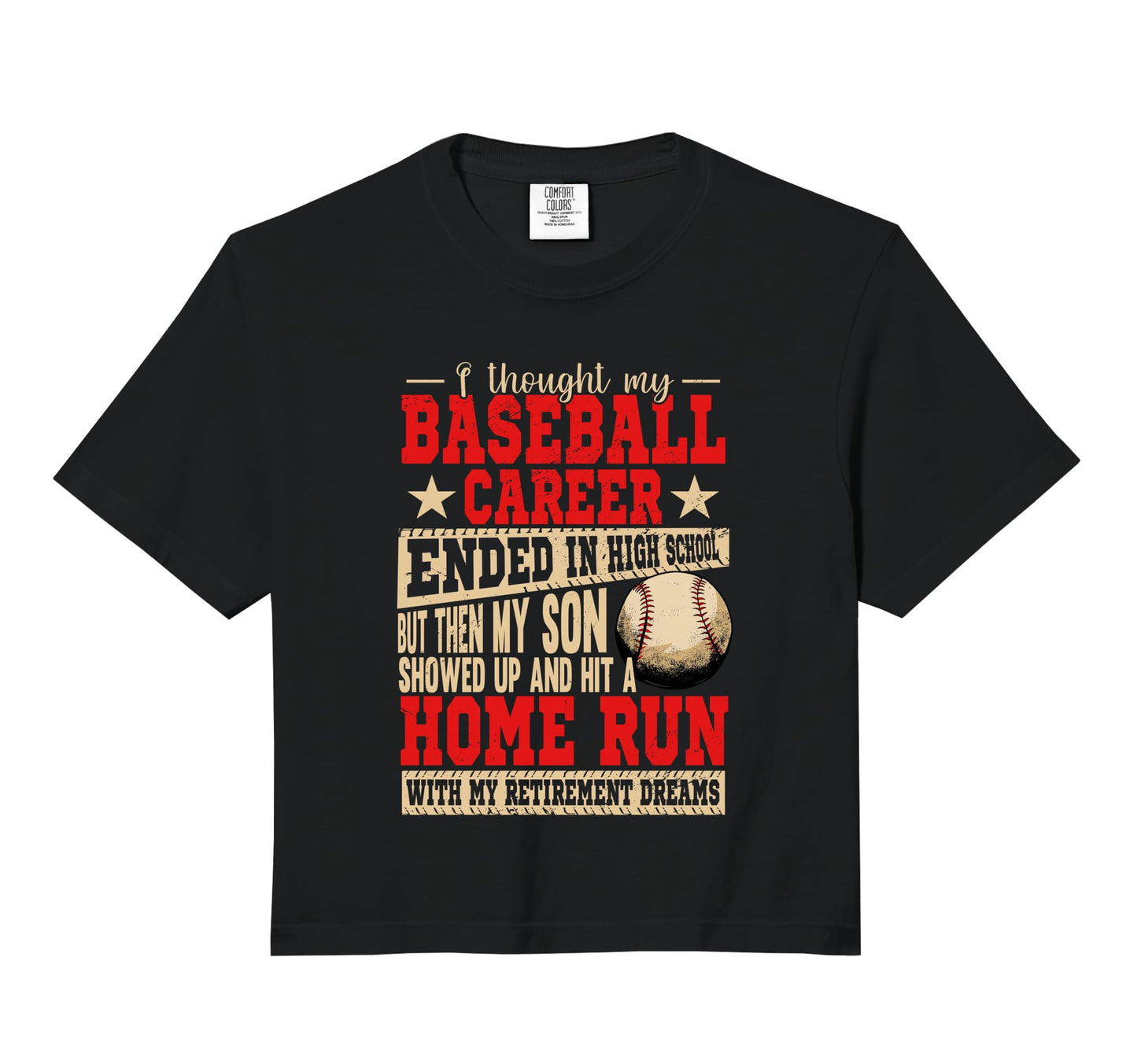 My Son Hit Home Run Baller Baseball Dad Hoodie - Trendy Graphic Unisex - T-Shirt, Sweatshirt, Hoodie