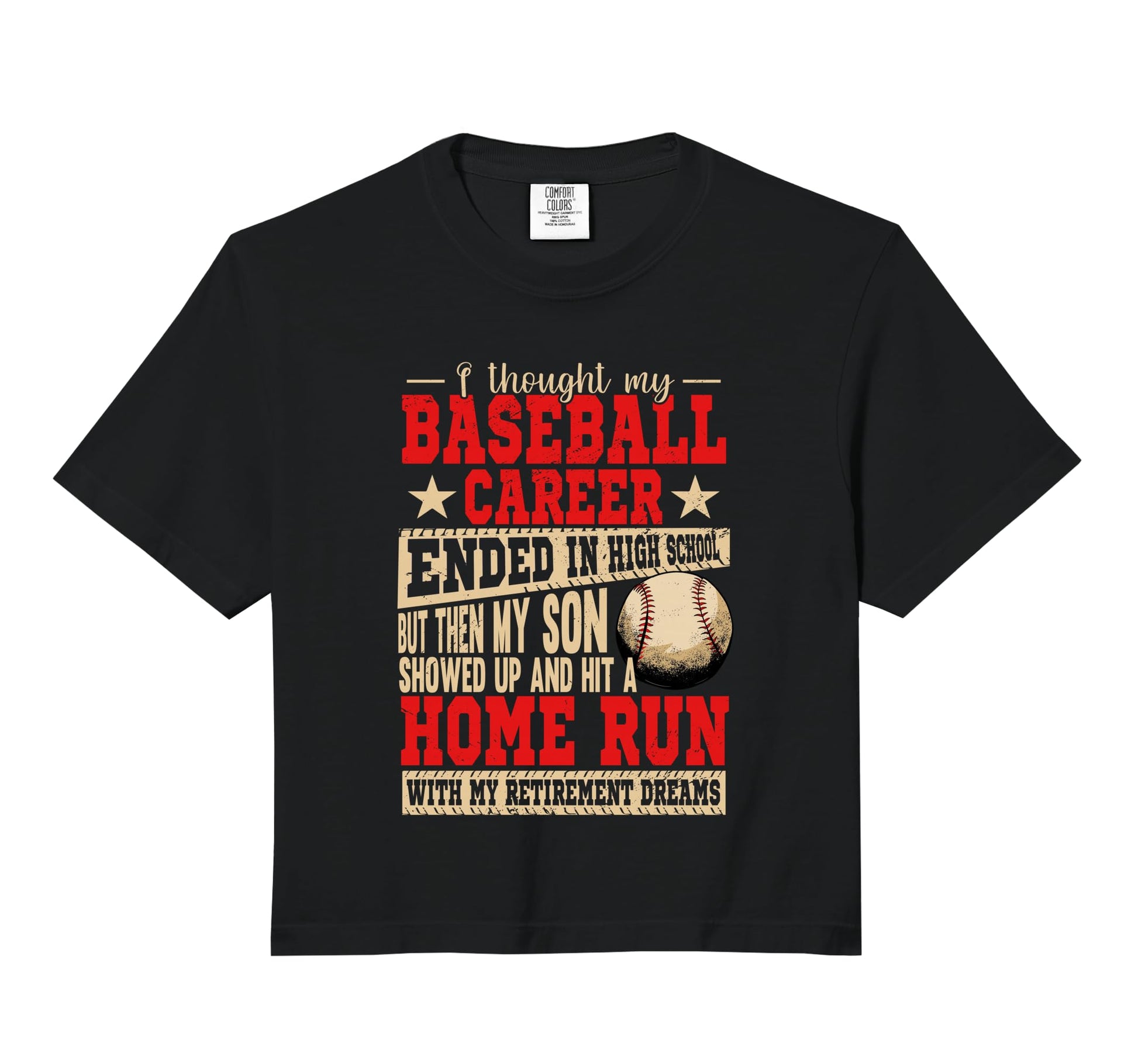 My Son Hit Home Run Baller Baseball Dad Hoodie - Trendy Graphic Unisex - T-Shirt, Sweatshirt, Hoodie