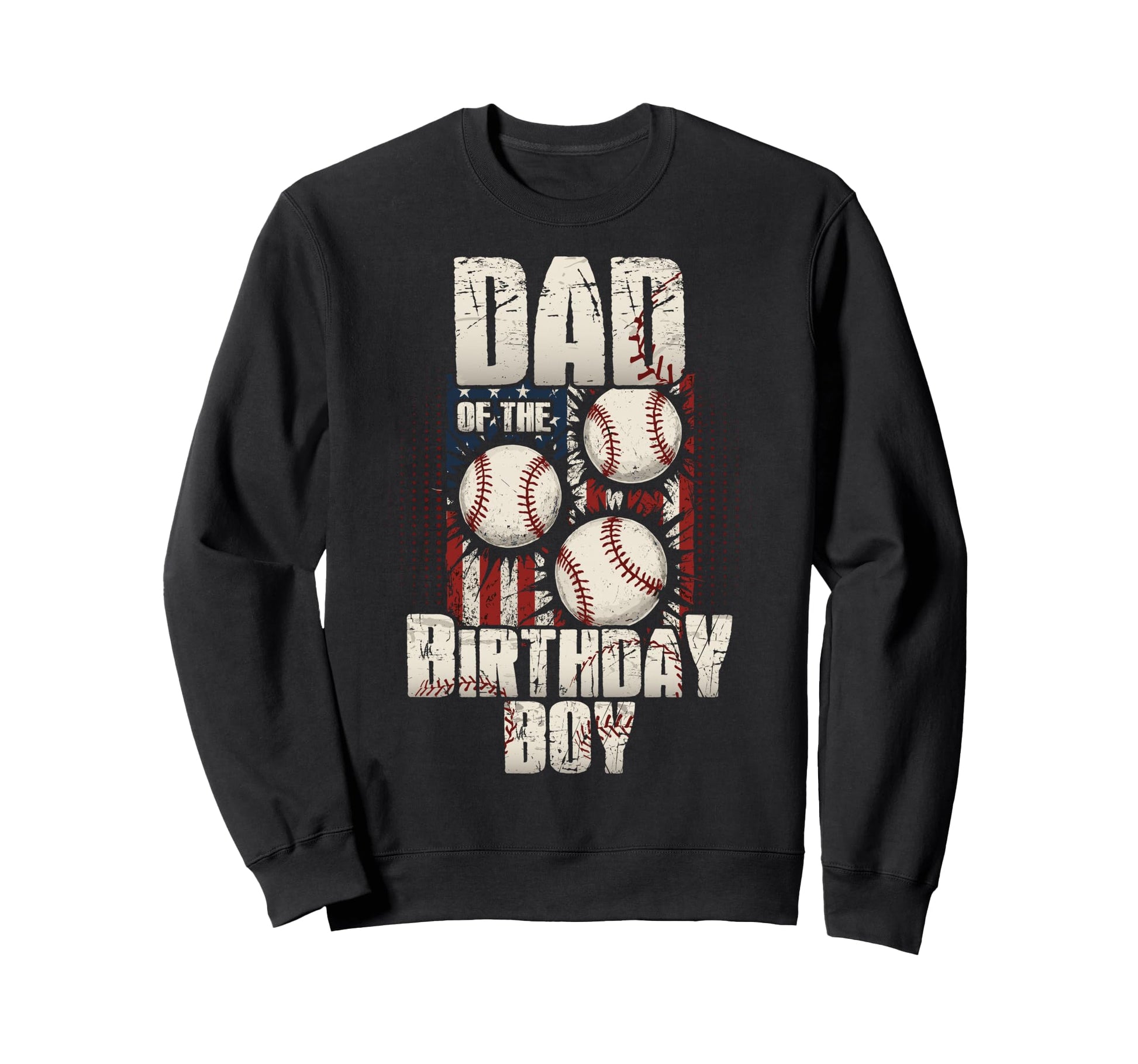 Dad Birthday Matching Baseball Sweatshirt - Unique Graphic for Adults - T-Shirt, Sweatshirt, Hoodie