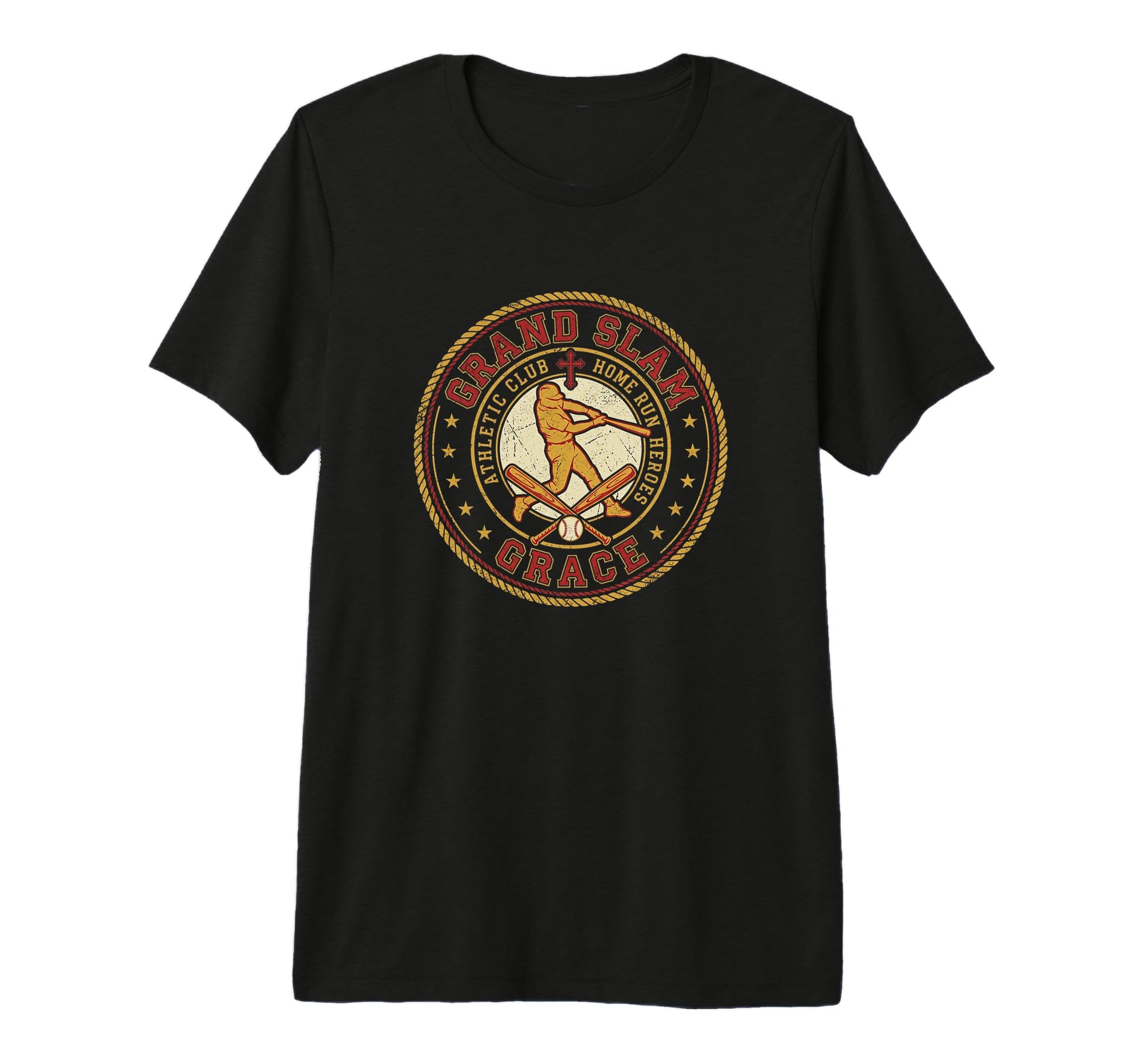 Grand Slam Grace Christian Baseball T-Shirt - Unique Graphic for Adults - T-Shirt, Sweatshirt, Hoodie