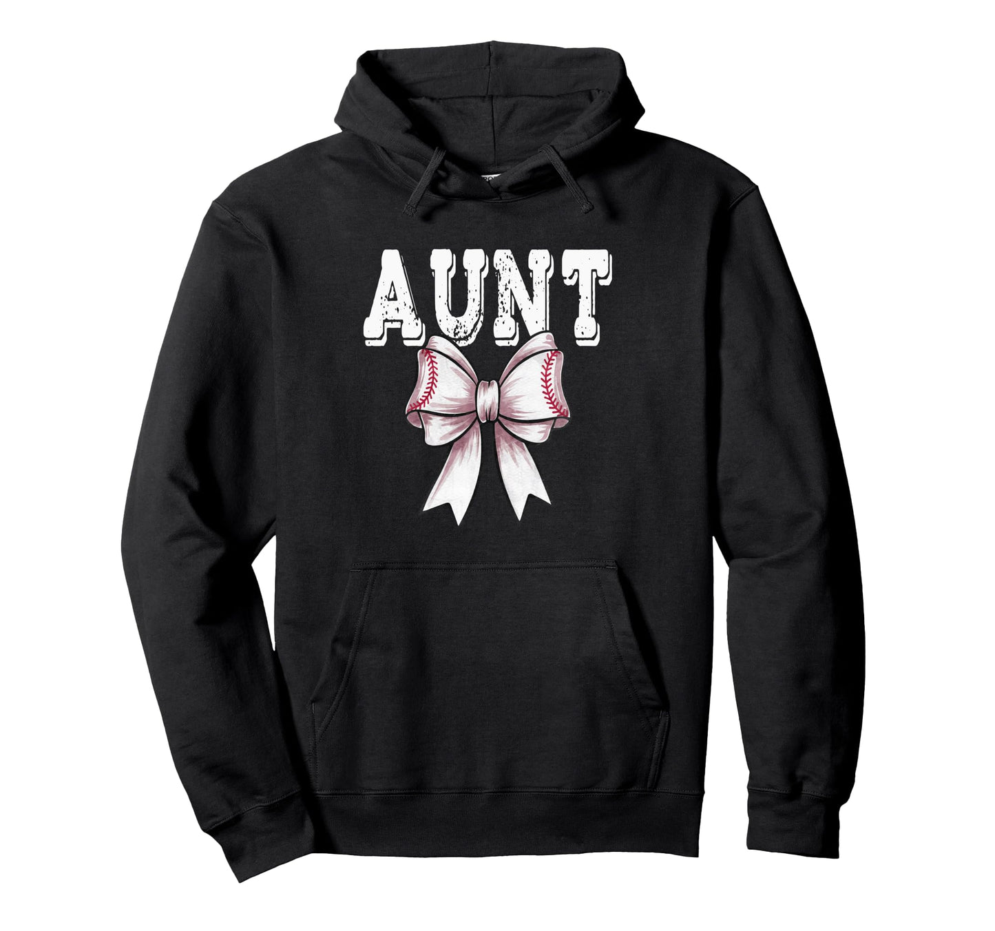 Coquette Baseball Bow Mom Sister Hoodie - Casual Everyday Wear Men Women - T-Shirt, Sweatshirt, Hoodie