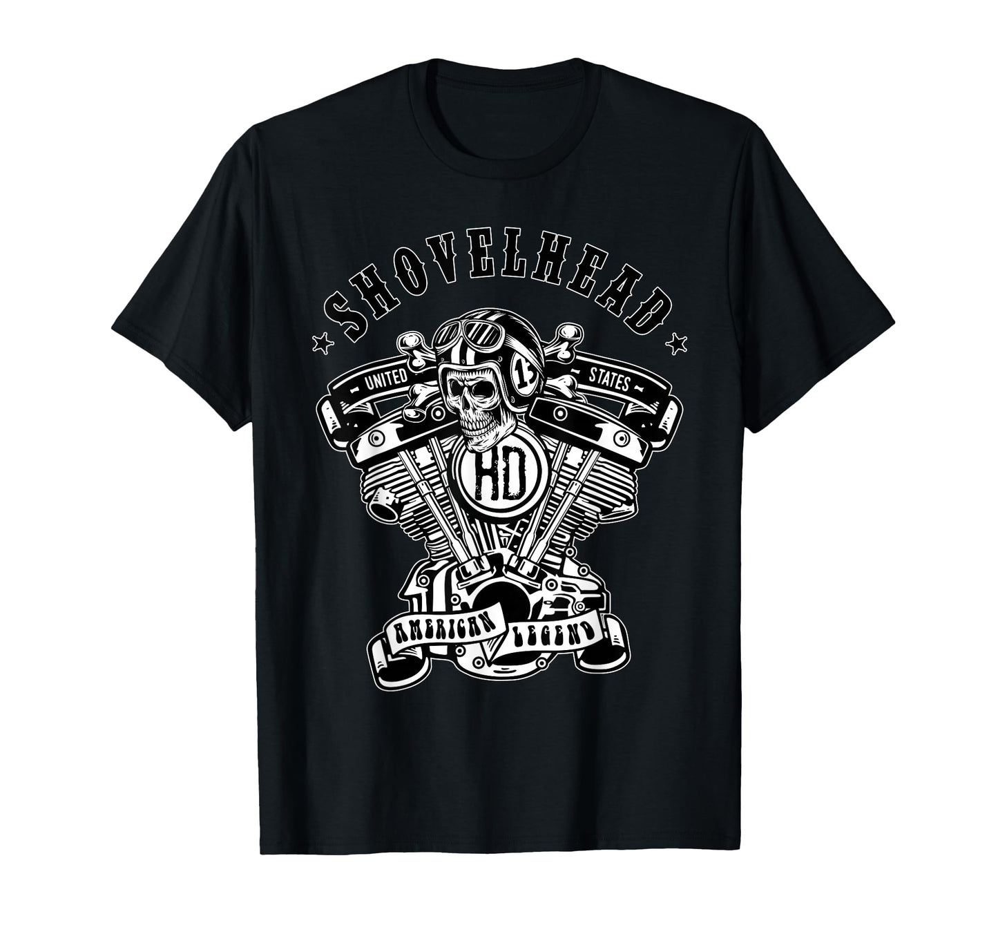 Shovelhead American Motorcycle T-Shirt - Streetwear Style for Adults - T-Shirt, Sweatshirt, Hoodie