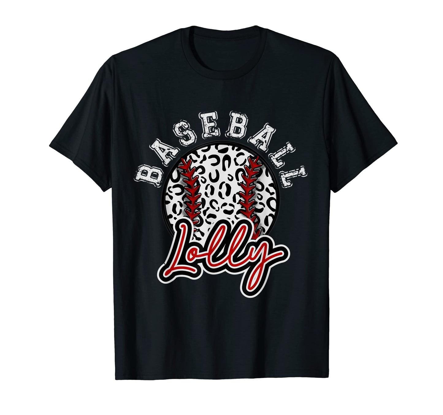 Leopard Cheetah Baseball Lolly Womens T-Shirt - Aesthetic Graphic Unisex - T-Shirt, Sweatshirt, Hoodie